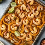 Sheet Pan Shrimp Fajitas Recipe