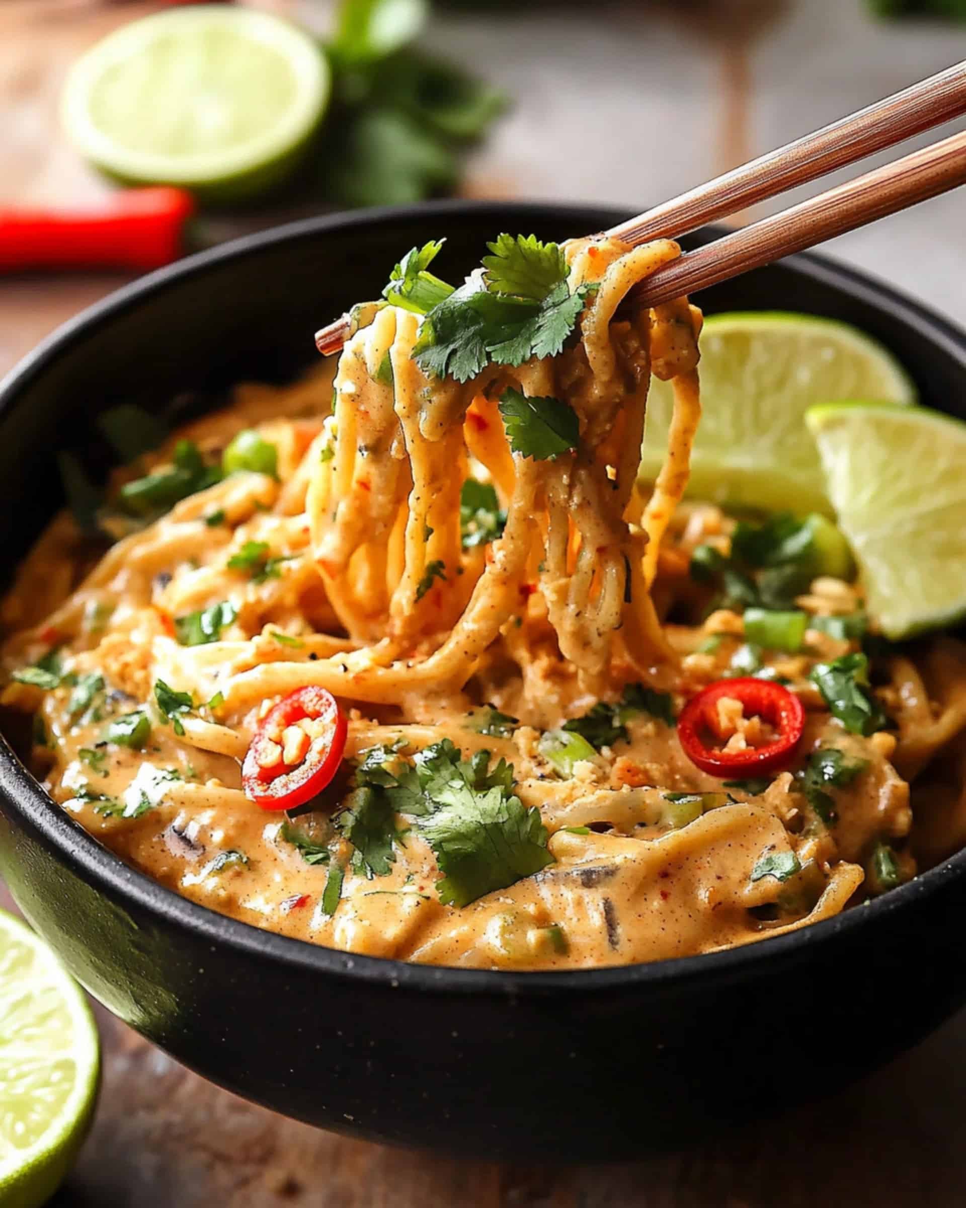 25-Minute Noodles with Peanut Sauce Recipe