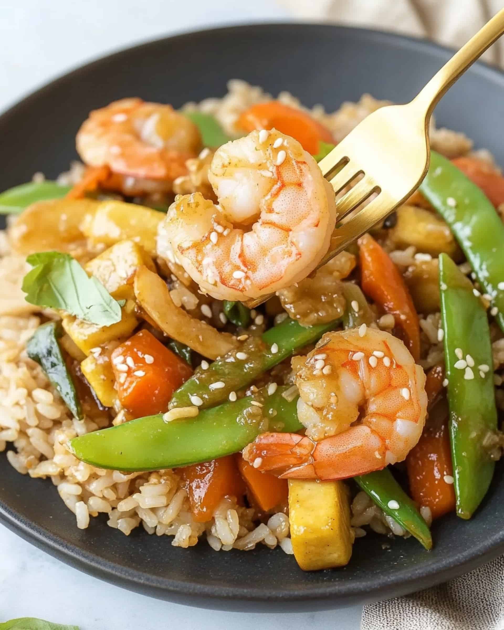 Healthy Stir-Fry Shrimp Recipe