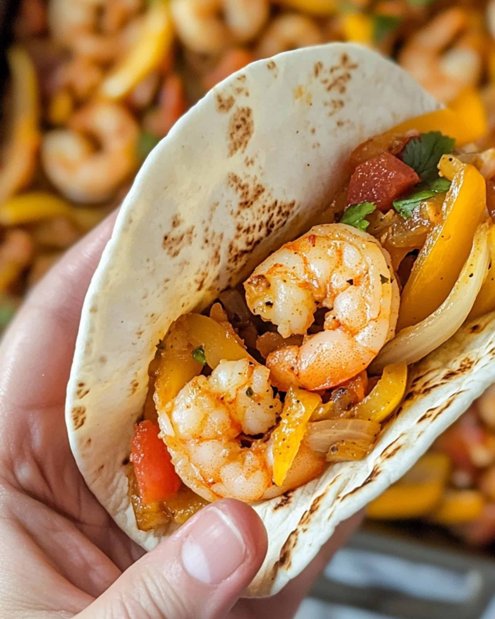 Sheet Pan Shrimp Fajitas Recipe