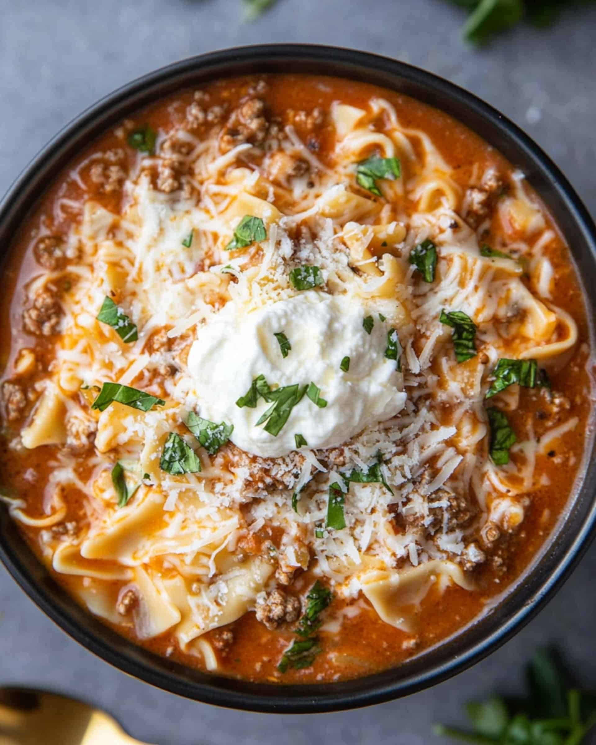 Easy Lasagna Soup Recipe