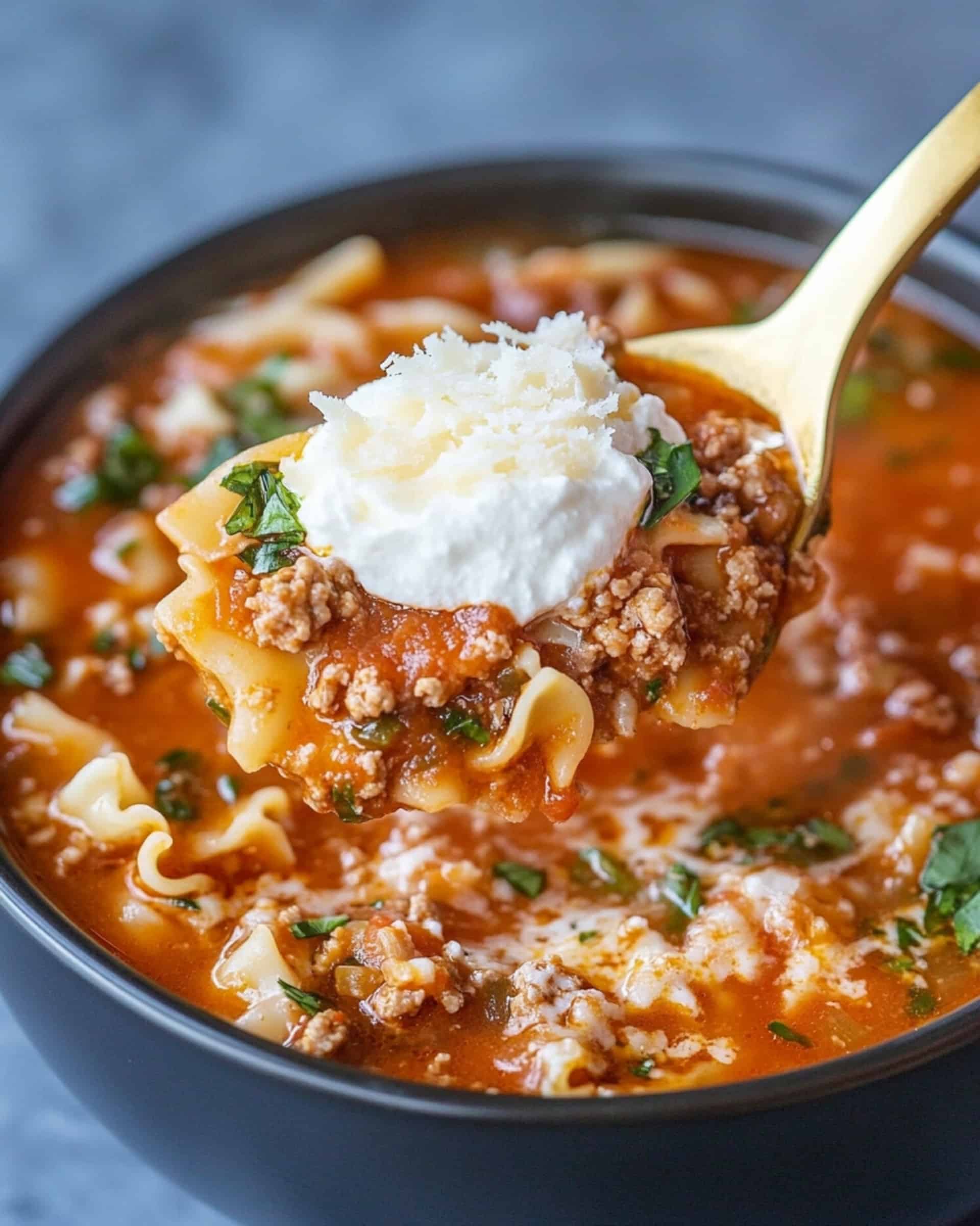 Easy Lasagna Soup Recipe