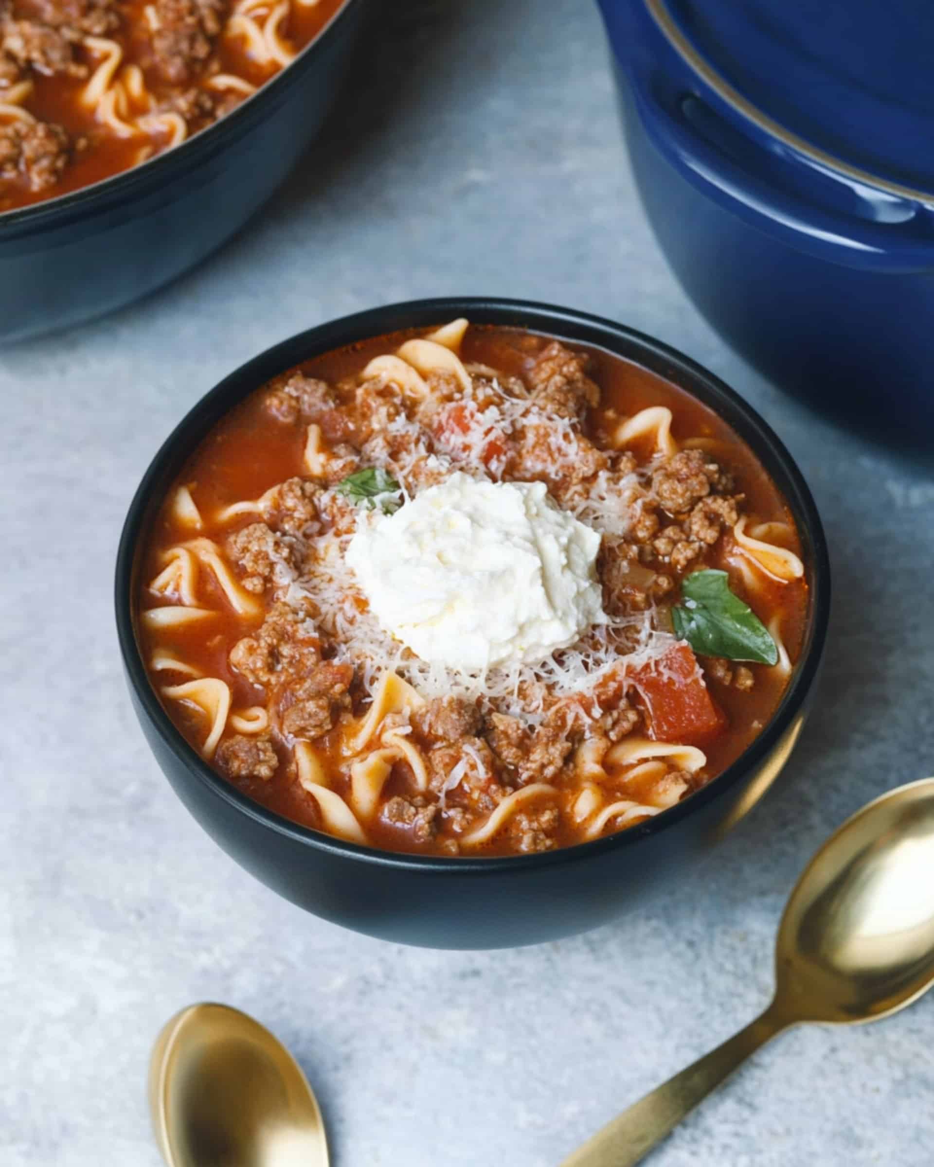 Easy Lasagna Soup Recipe