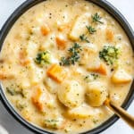 Broccoli Potato Cheese Soup Recipe