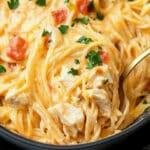 Cheesy Spaghetti Chicken Casserole Recipe