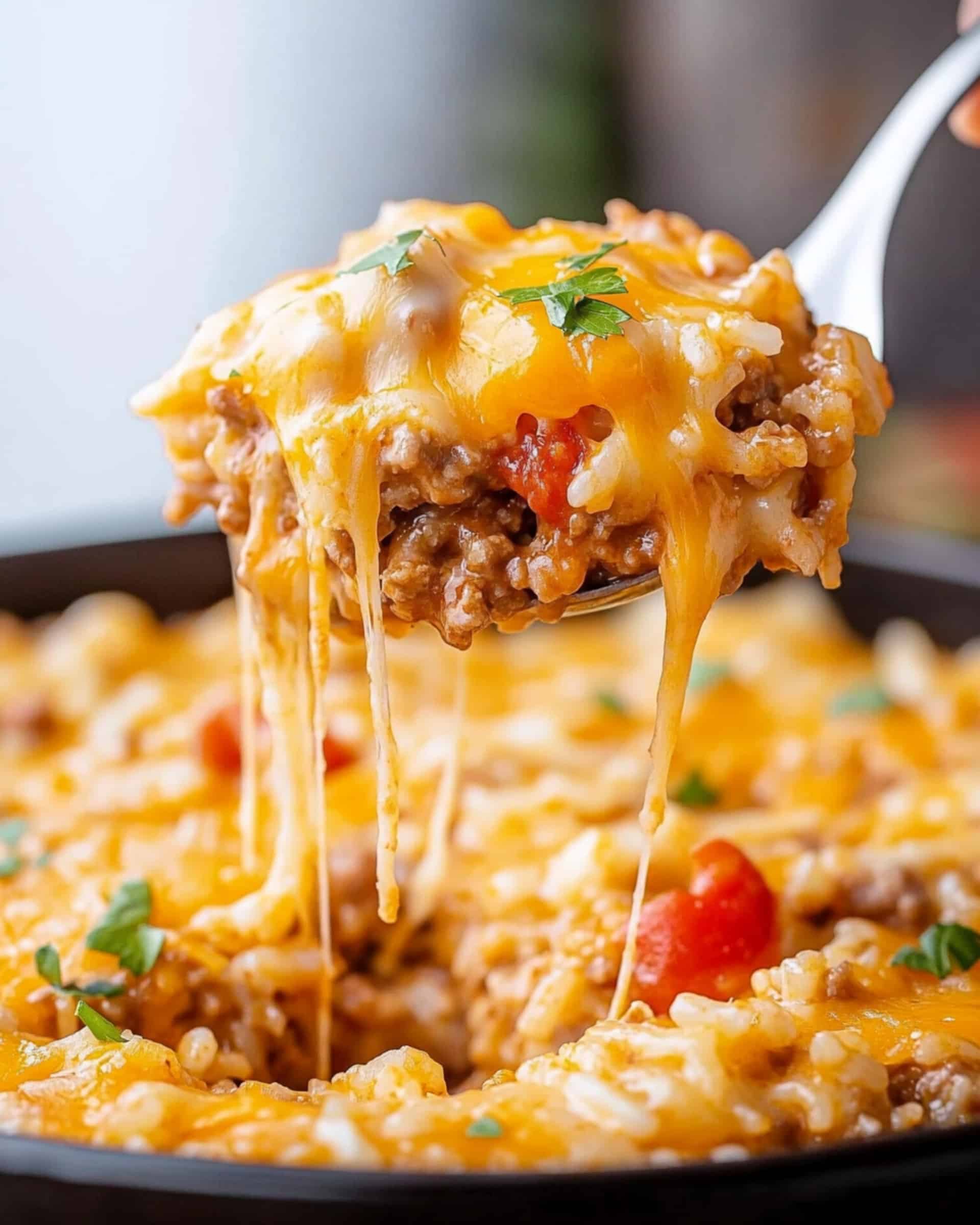 Cheesy Taco Rice Recipe