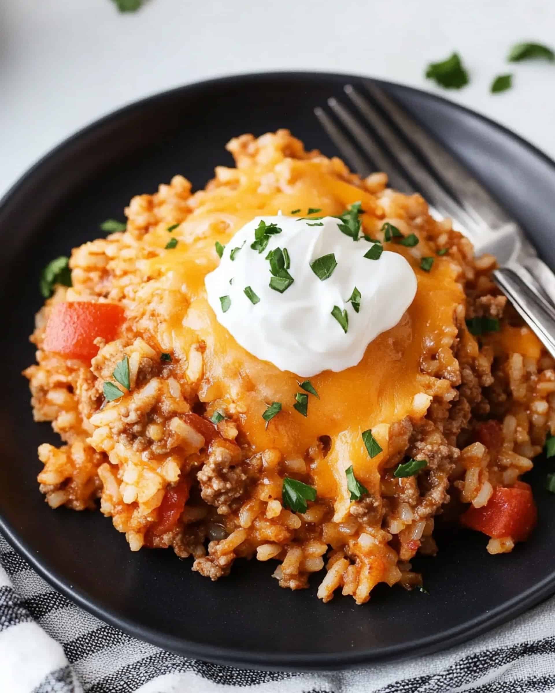 Cheesy Taco Rice Recipe