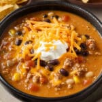 Cheesy Taco Soup Recipe