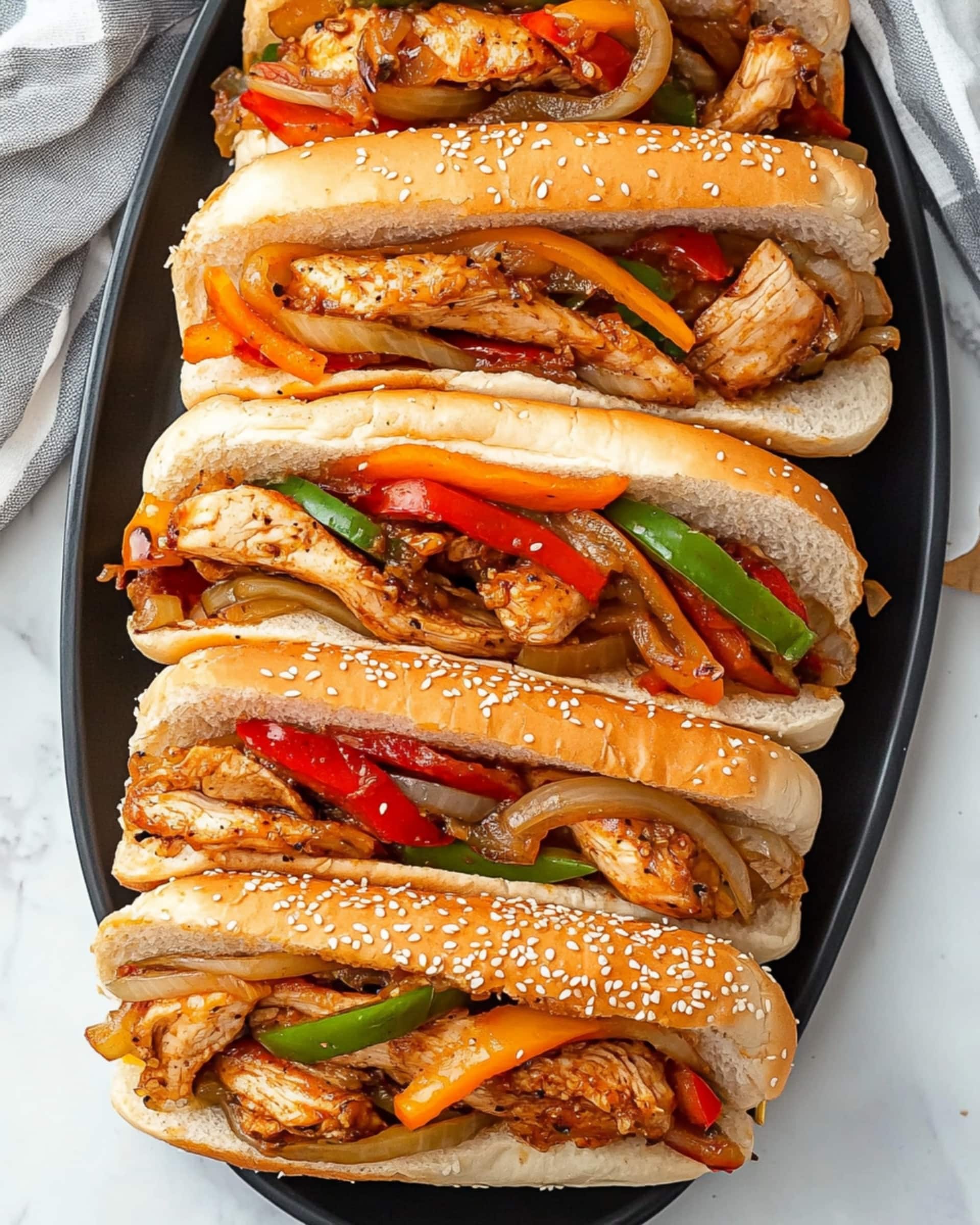 Chicken Philly Sandwiches Recipe