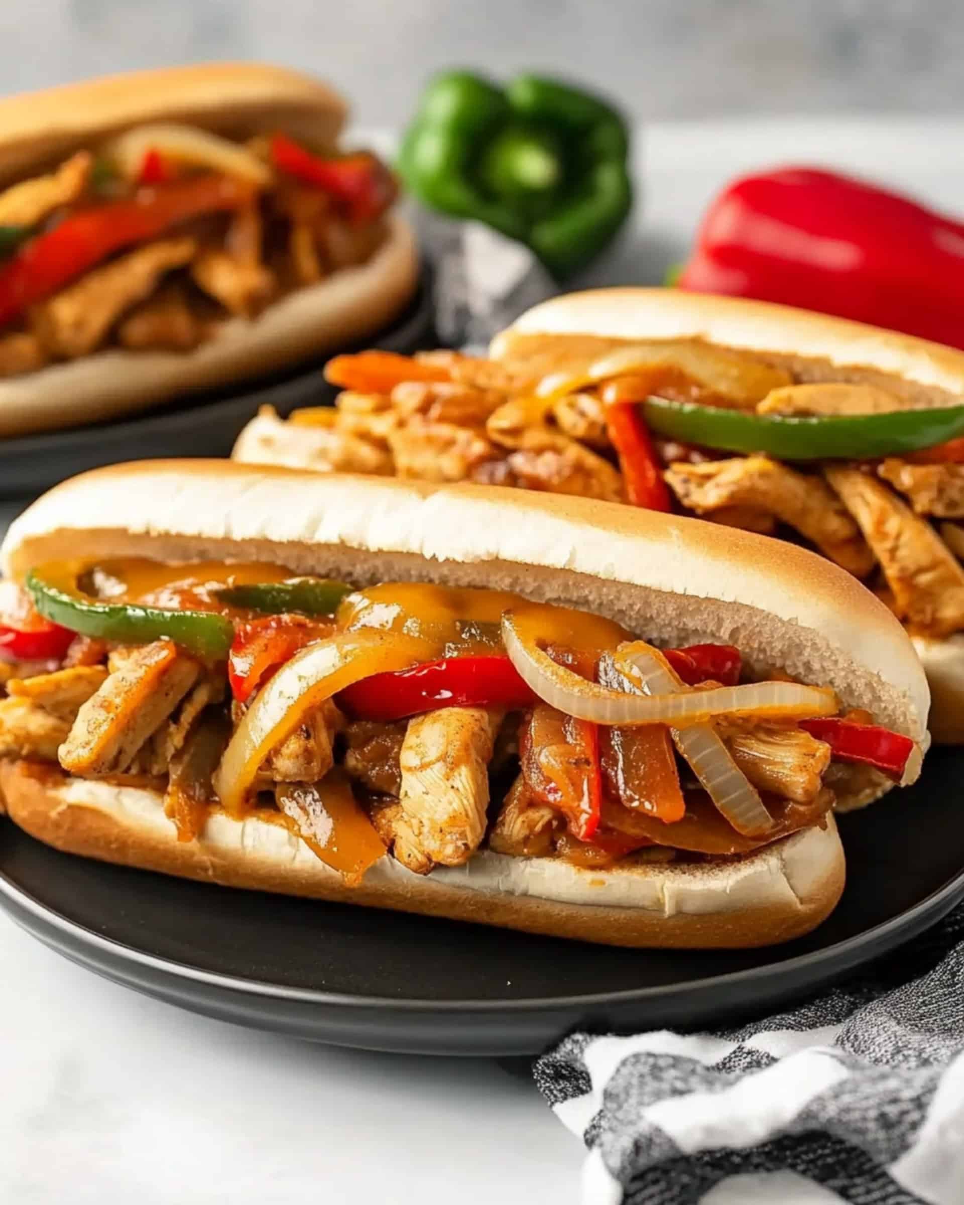 Chicken Philly Sandwiches Recipe