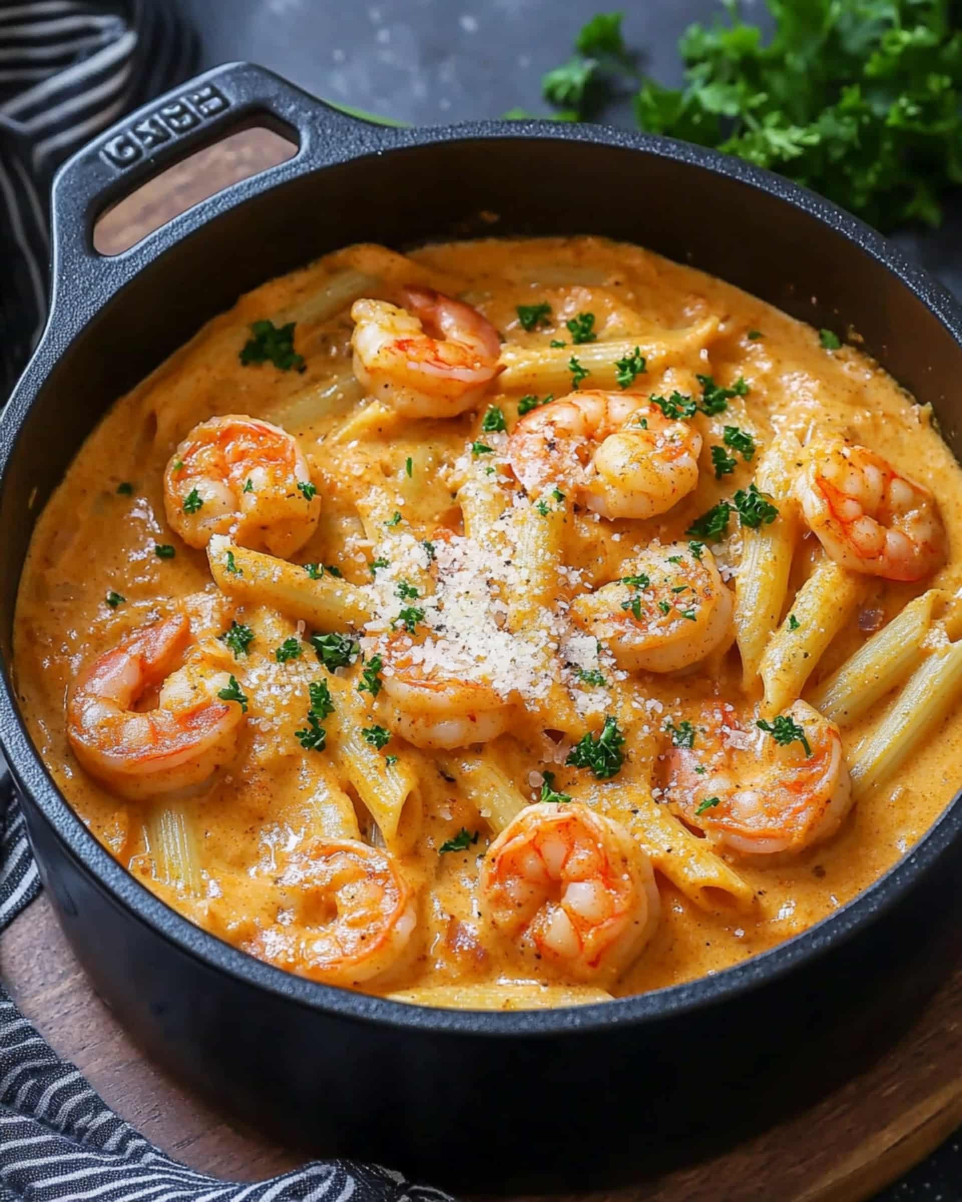 Creamy Cajun Shrimp Pasta Recipe