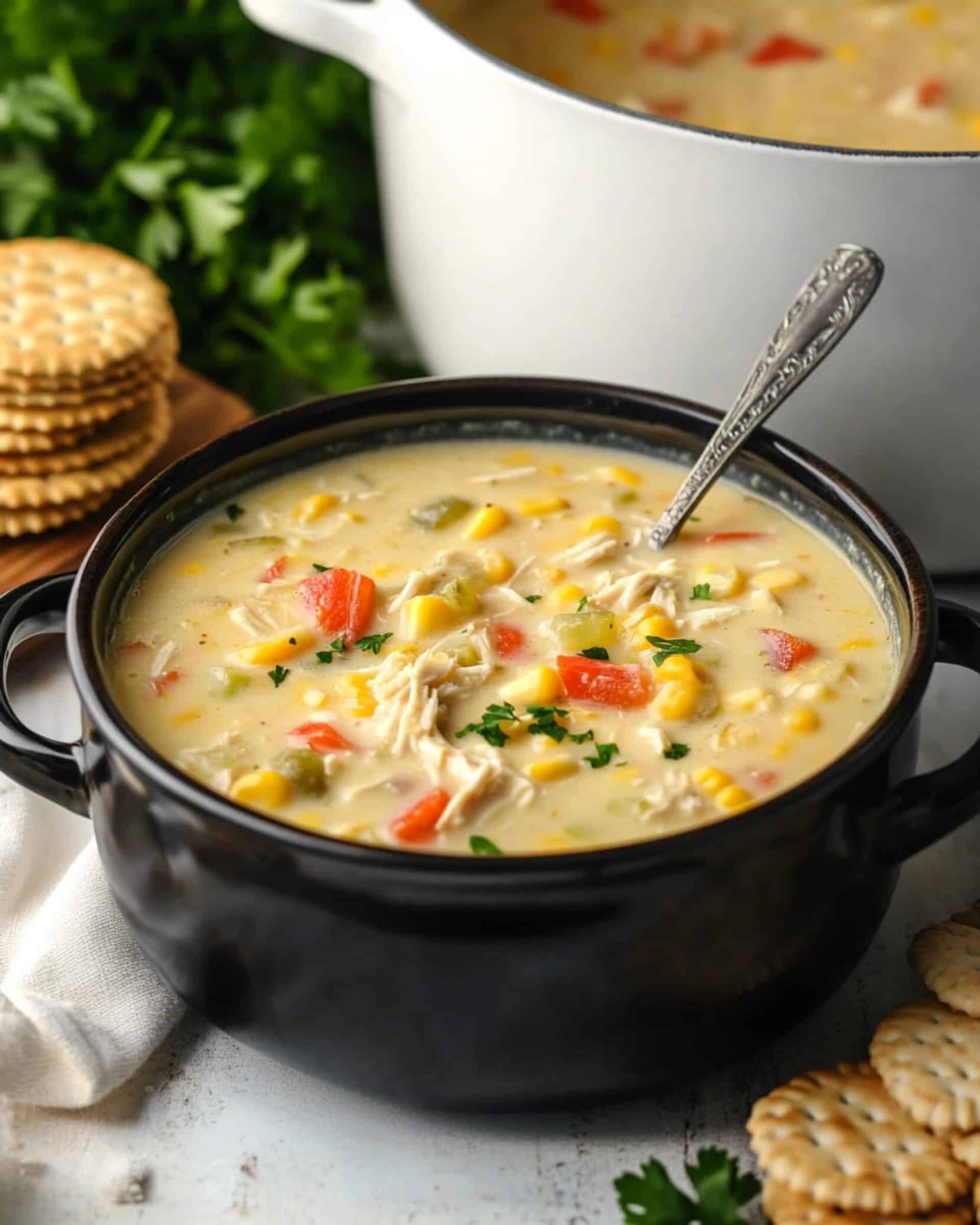 Creamy Chicken Corn Chowder Recipe