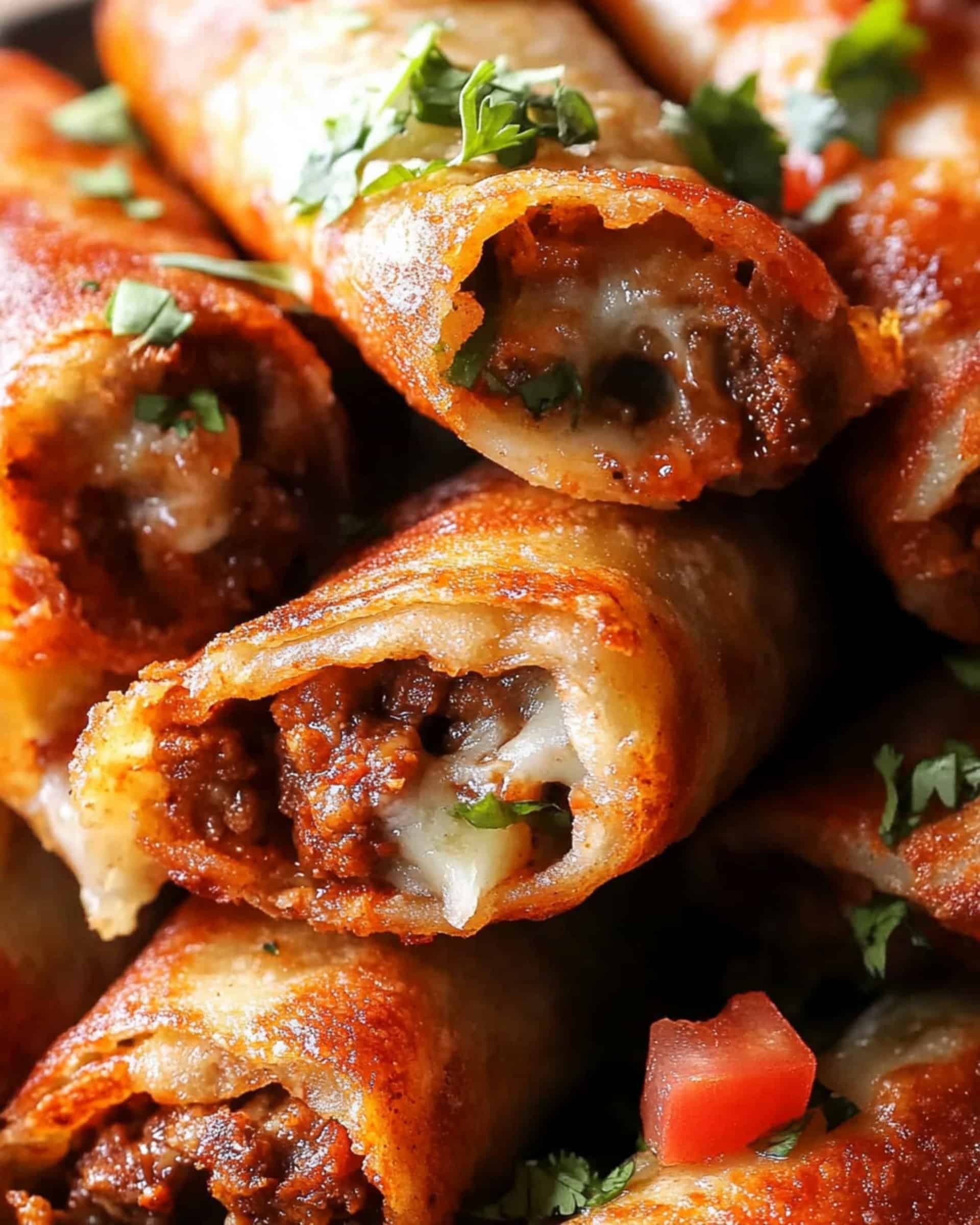 Crispy Jalapeño Popper Beef Taquitos Recipe