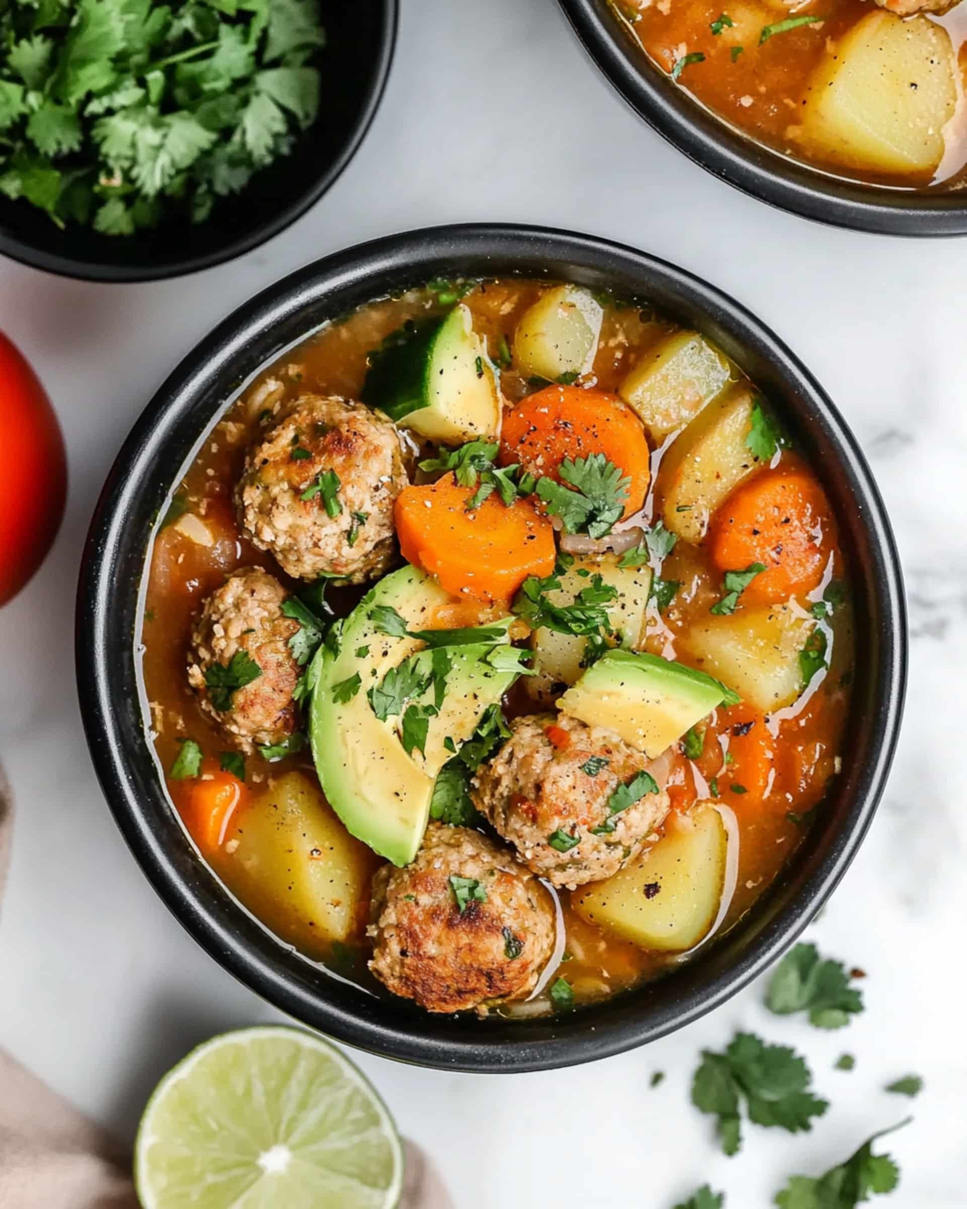 Mexican Meatball Soup Recipe