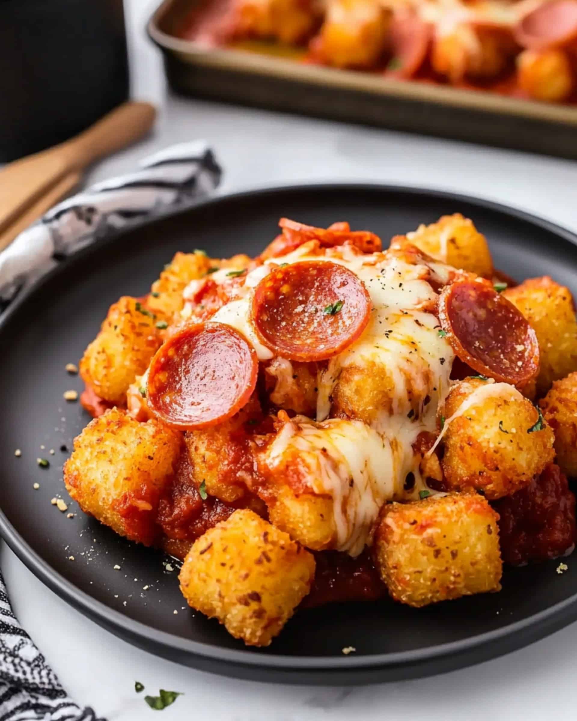 Pepperoni Pizza Totchos Recipe