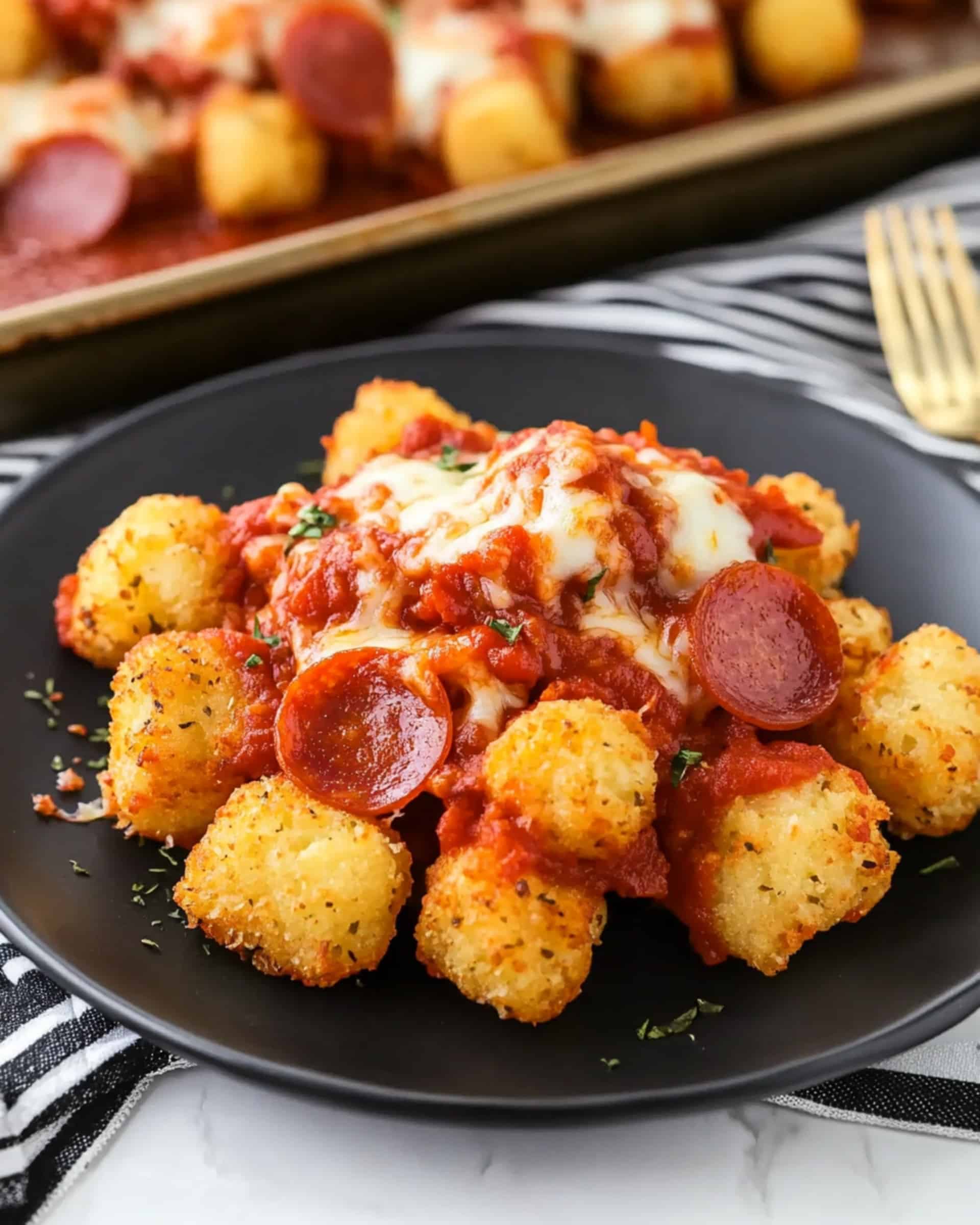 Pepperoni Pizza Totchos Recipe