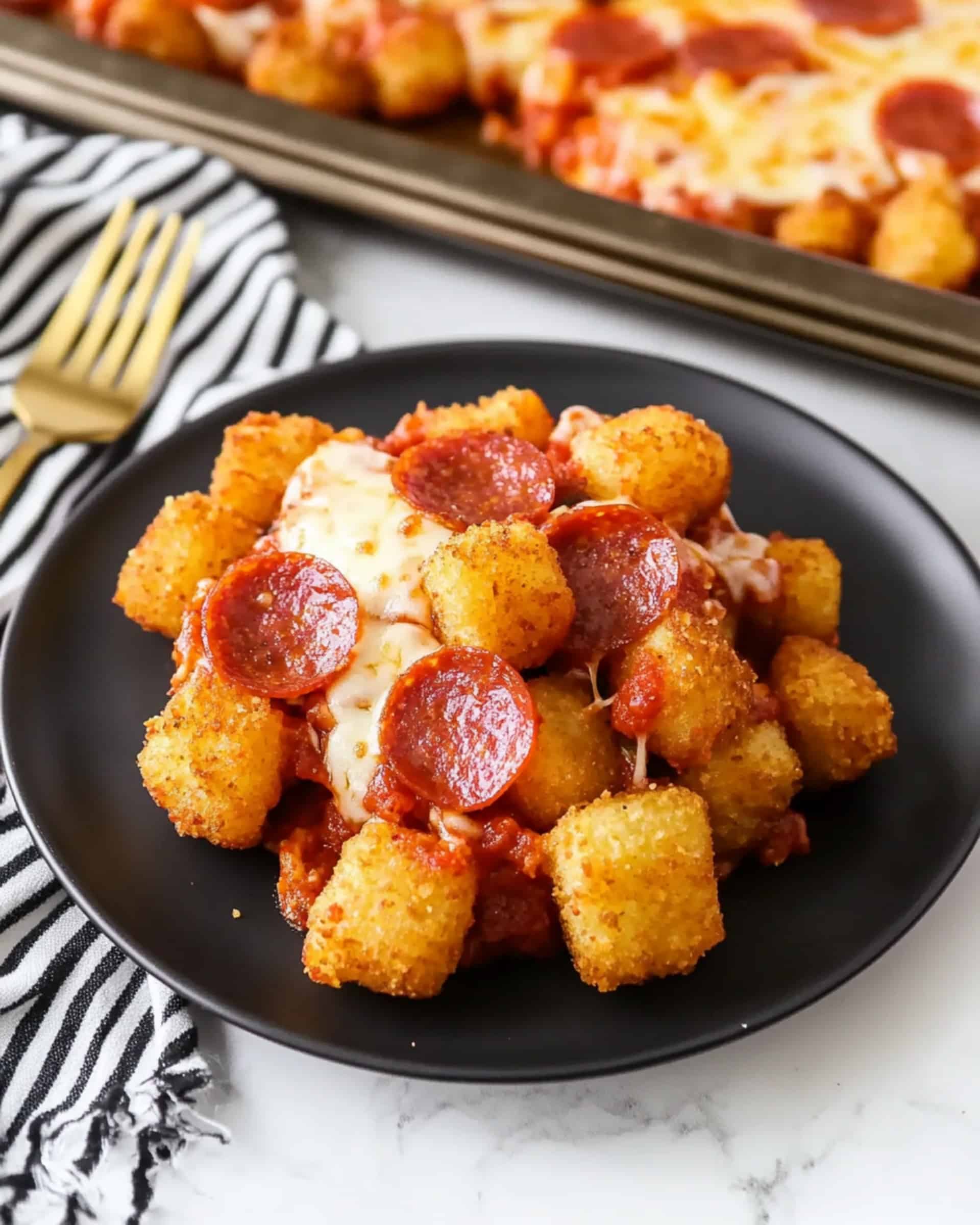 Pepperoni Pizza Totchos Recipe