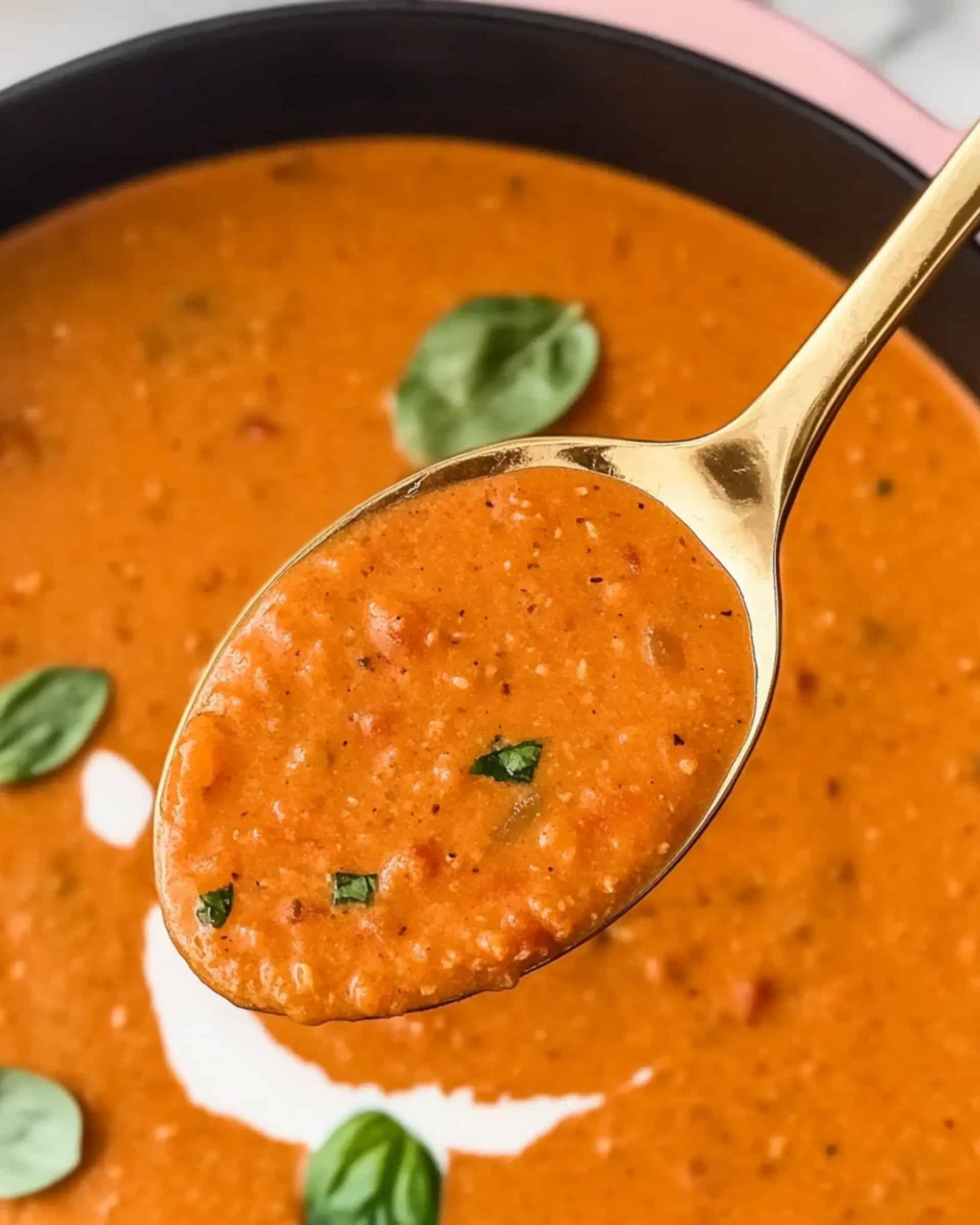 Roasted Red Pepper Soup Recipe