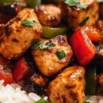 Air Fryer Chicken and Peppers Recipe