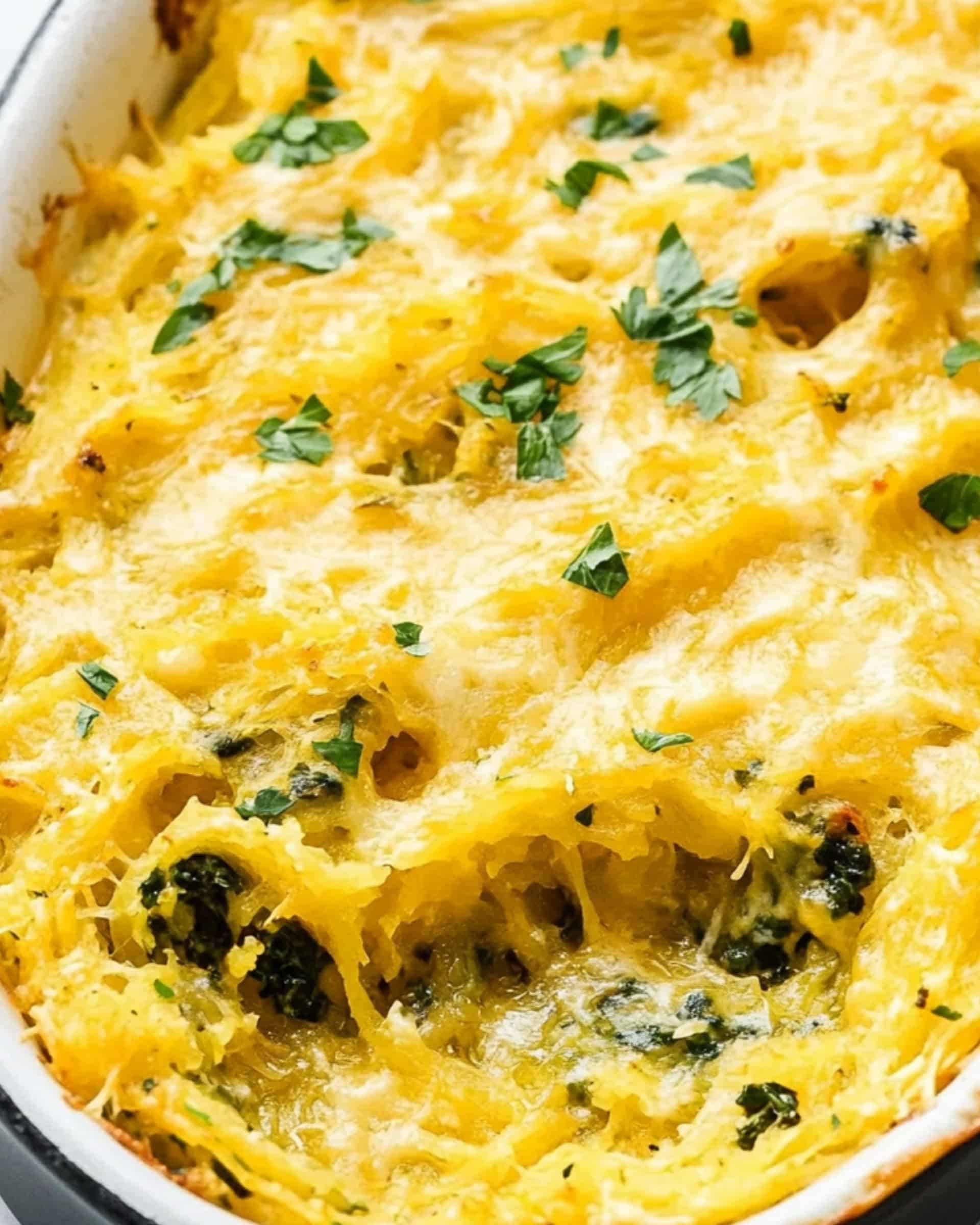 Baked Spaghetti Squash and Cheese Recipe