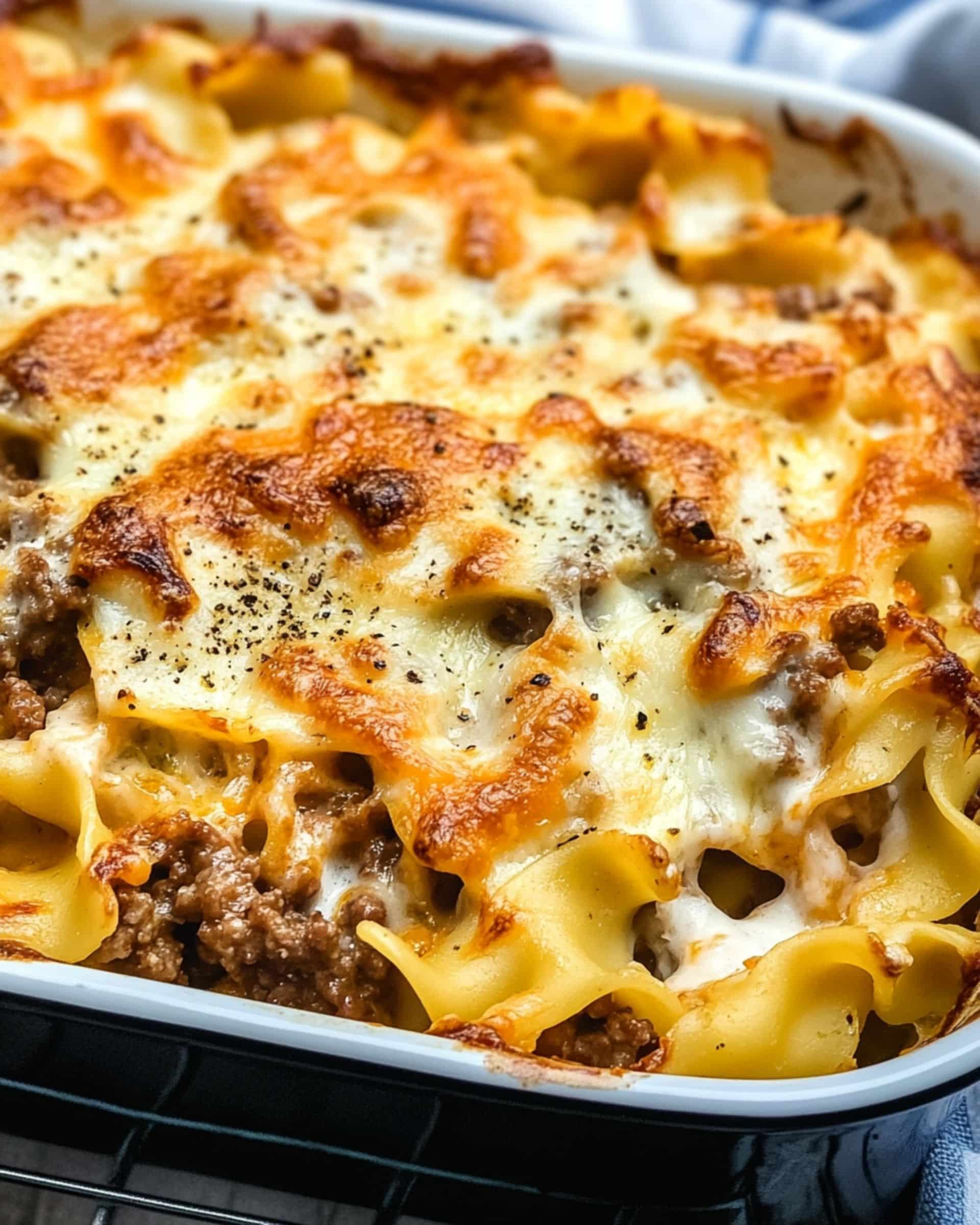 Beef and Sour Cream Noodle Bake Recipe