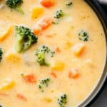 Cheesy Vegetable Soup Recipe