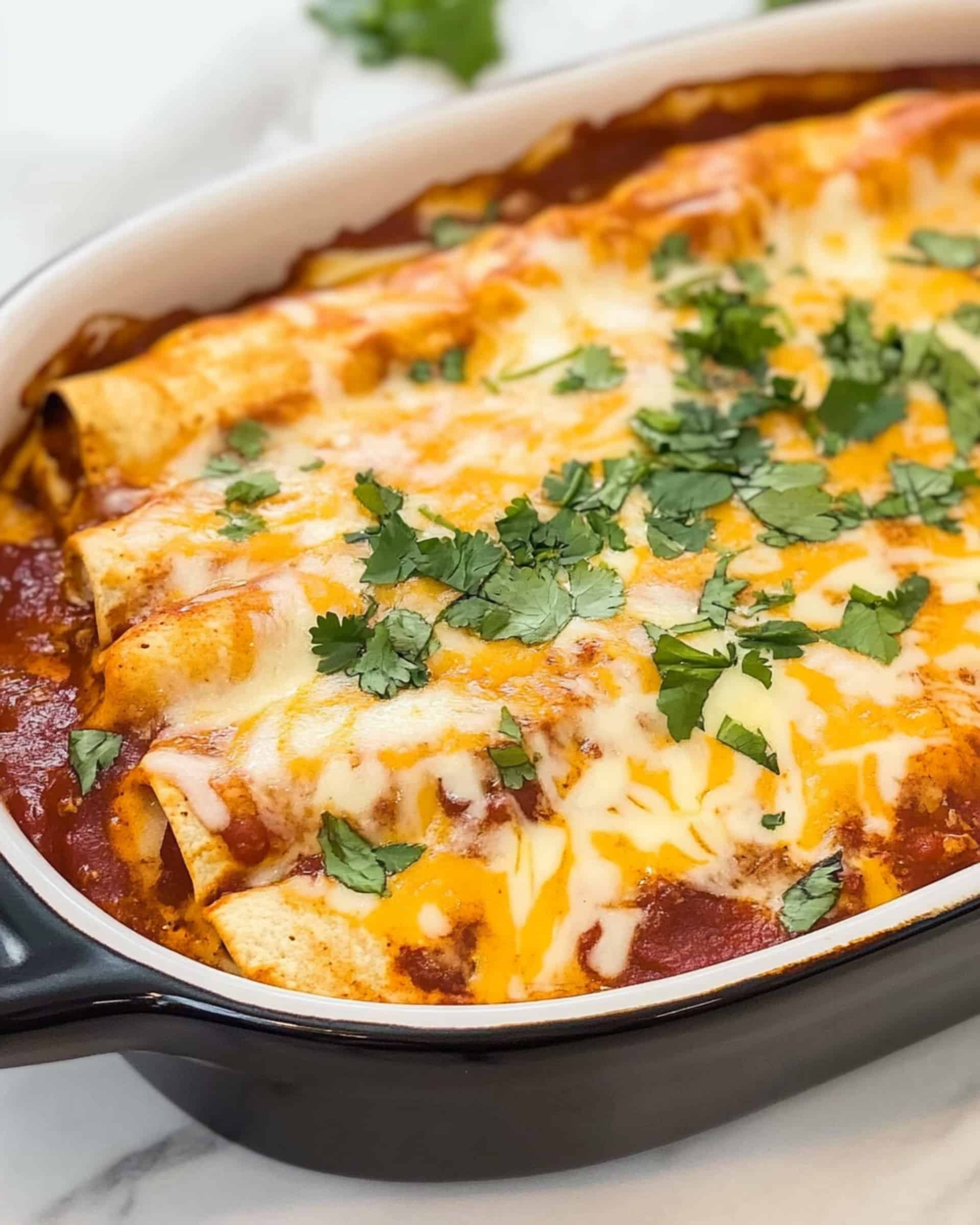 Chicken Enchiladas with Red Sauce Recipe