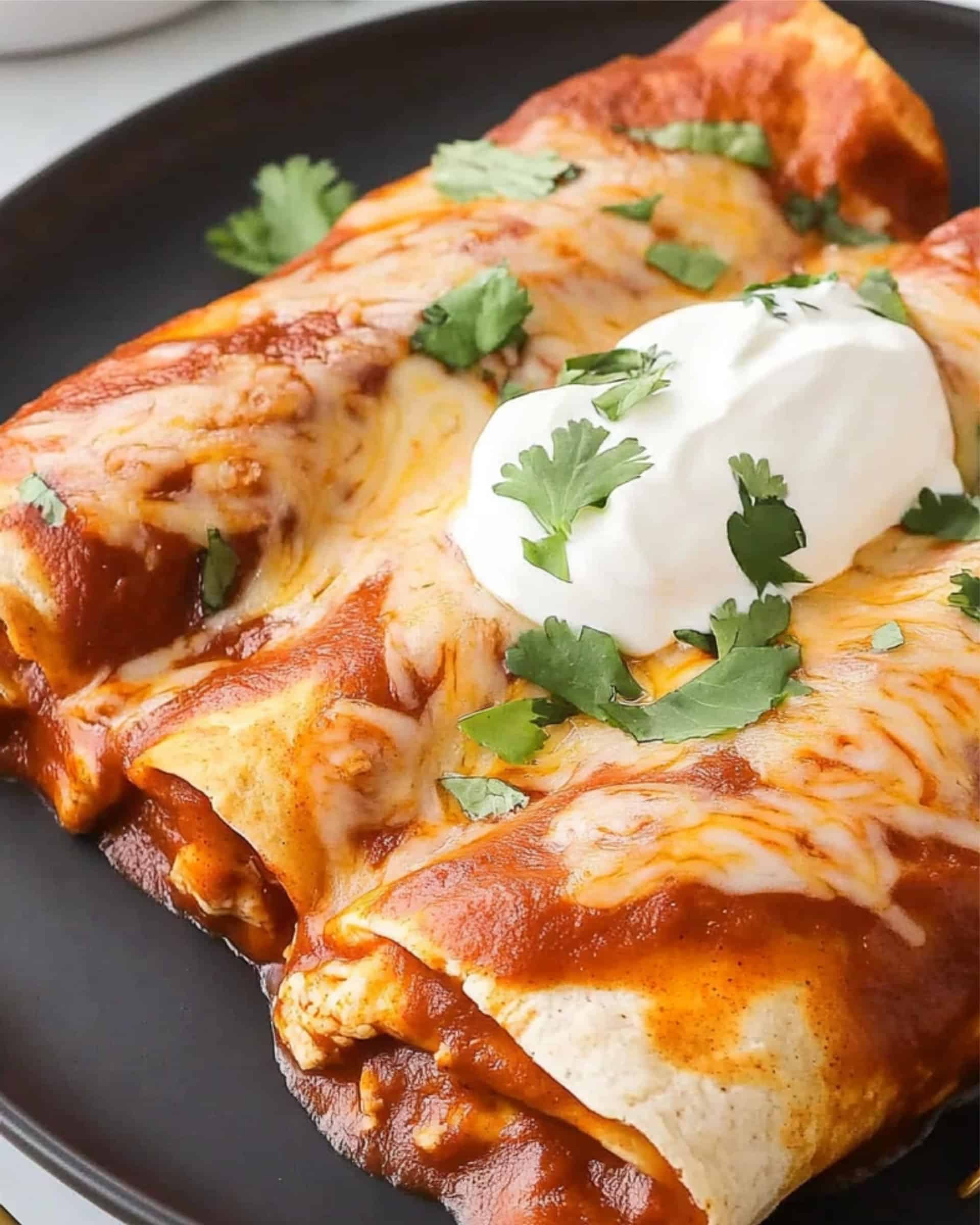 Chicken Enchiladas with Red Sauce Recipe