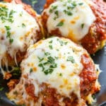 Chicken Parm Mini Meatloaf Muffins Recipe