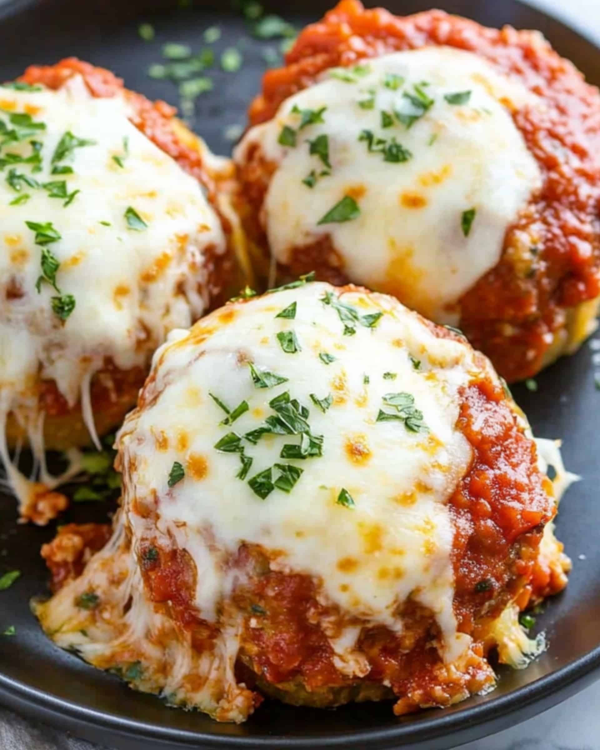 Chicken Parm Mini Meatloaf Muffins Recipe