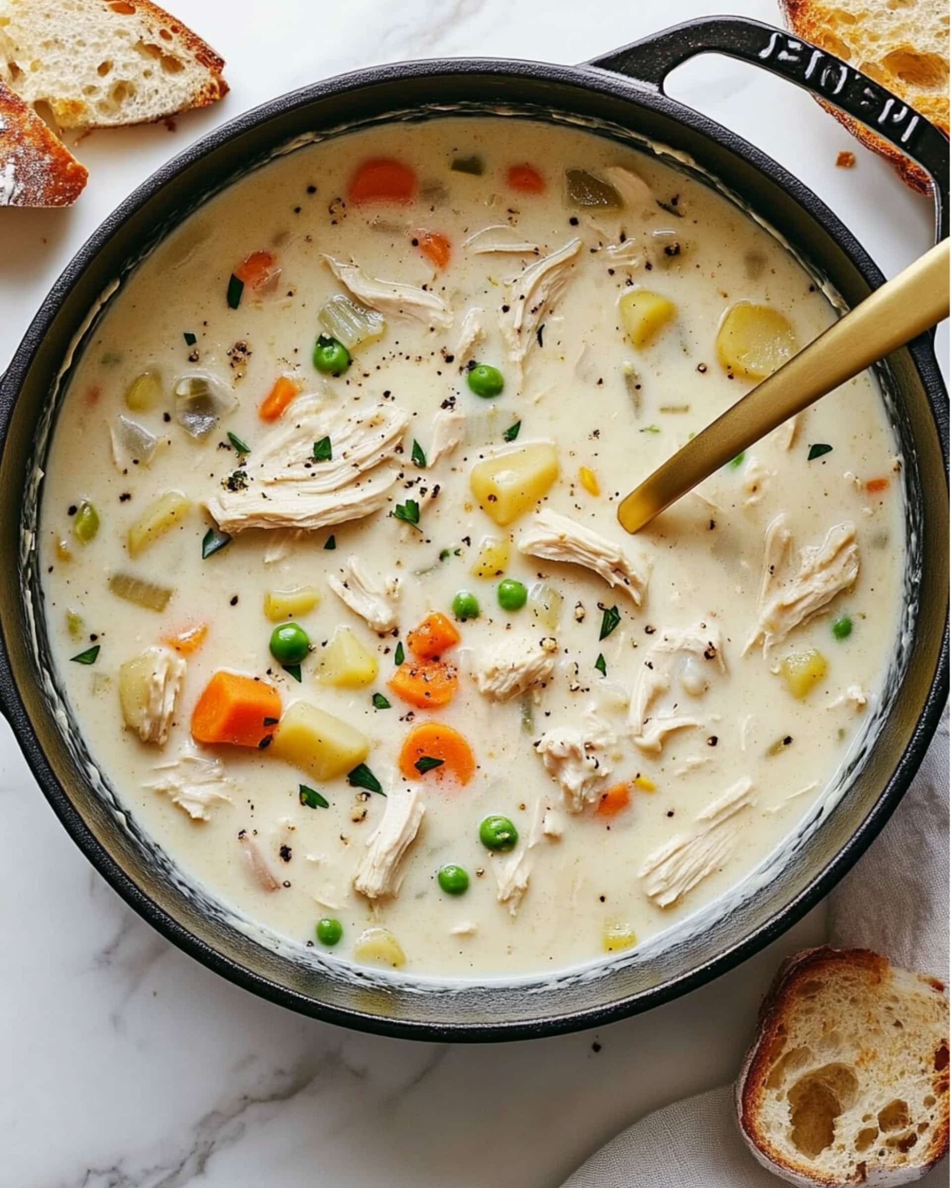 Chicken Pot Pie Soup Recipe