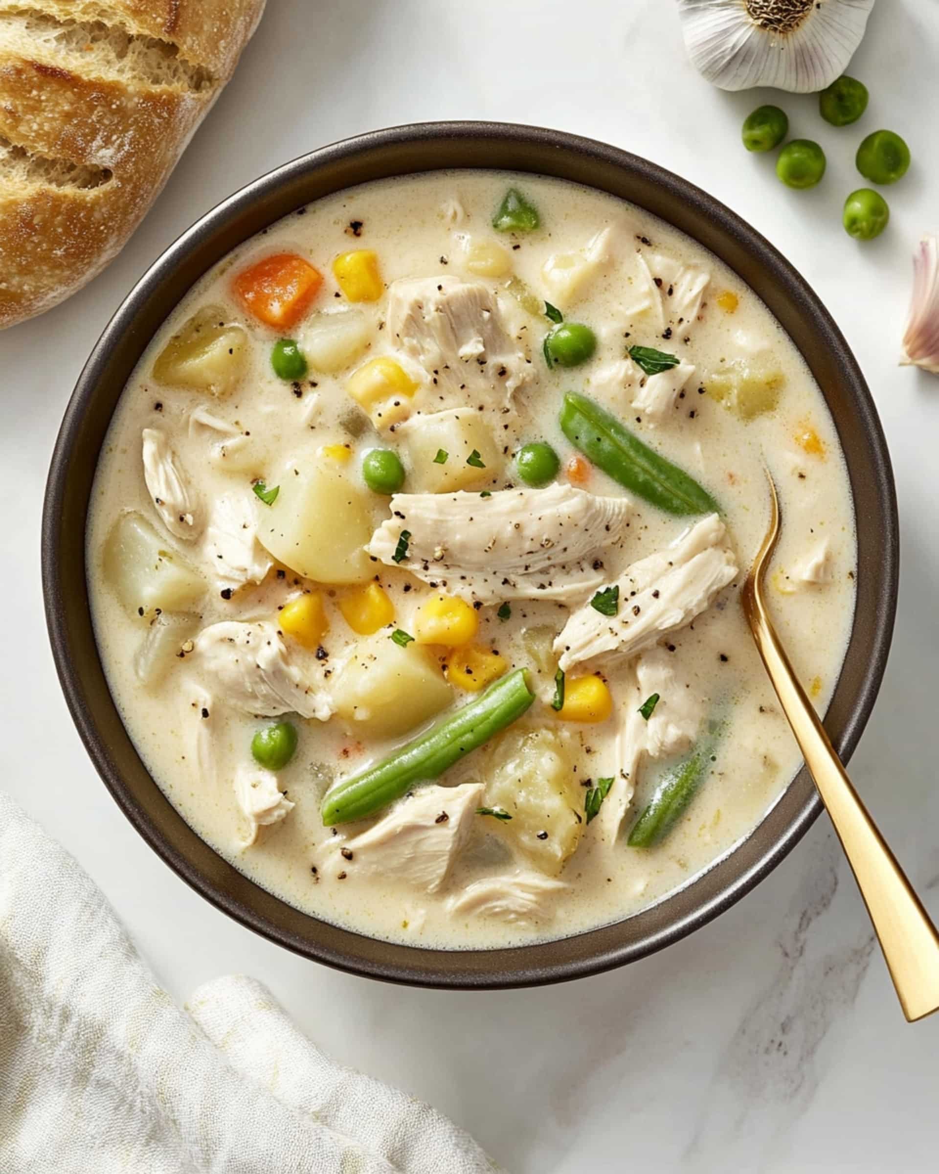 Chicken Pot Pie Soup Recipe