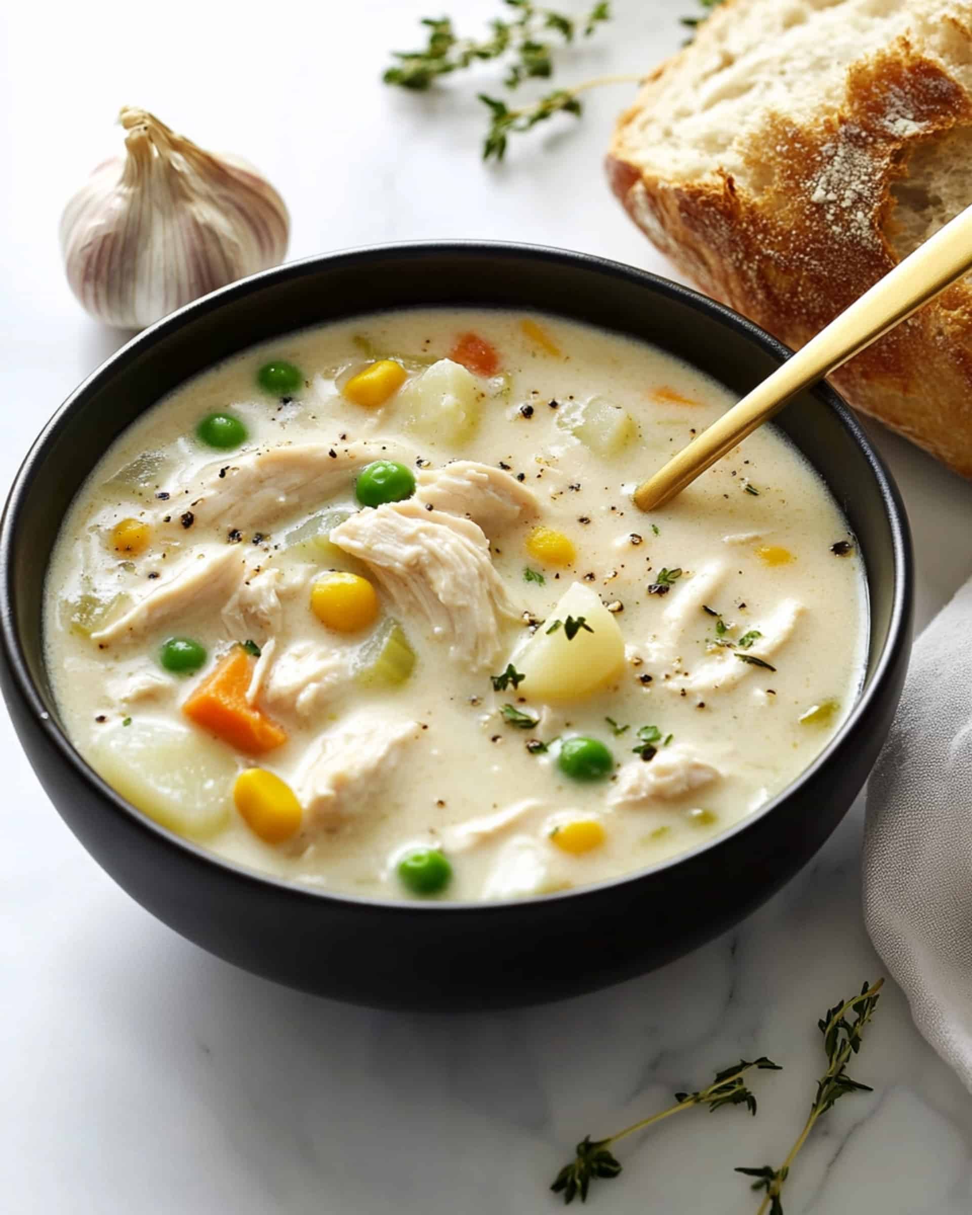 Chicken Pot Pie Soup Recipe