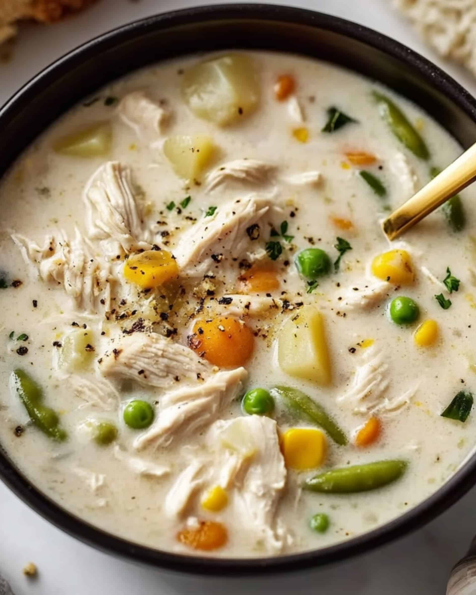 Chicken Pot Pie Soup Recipe