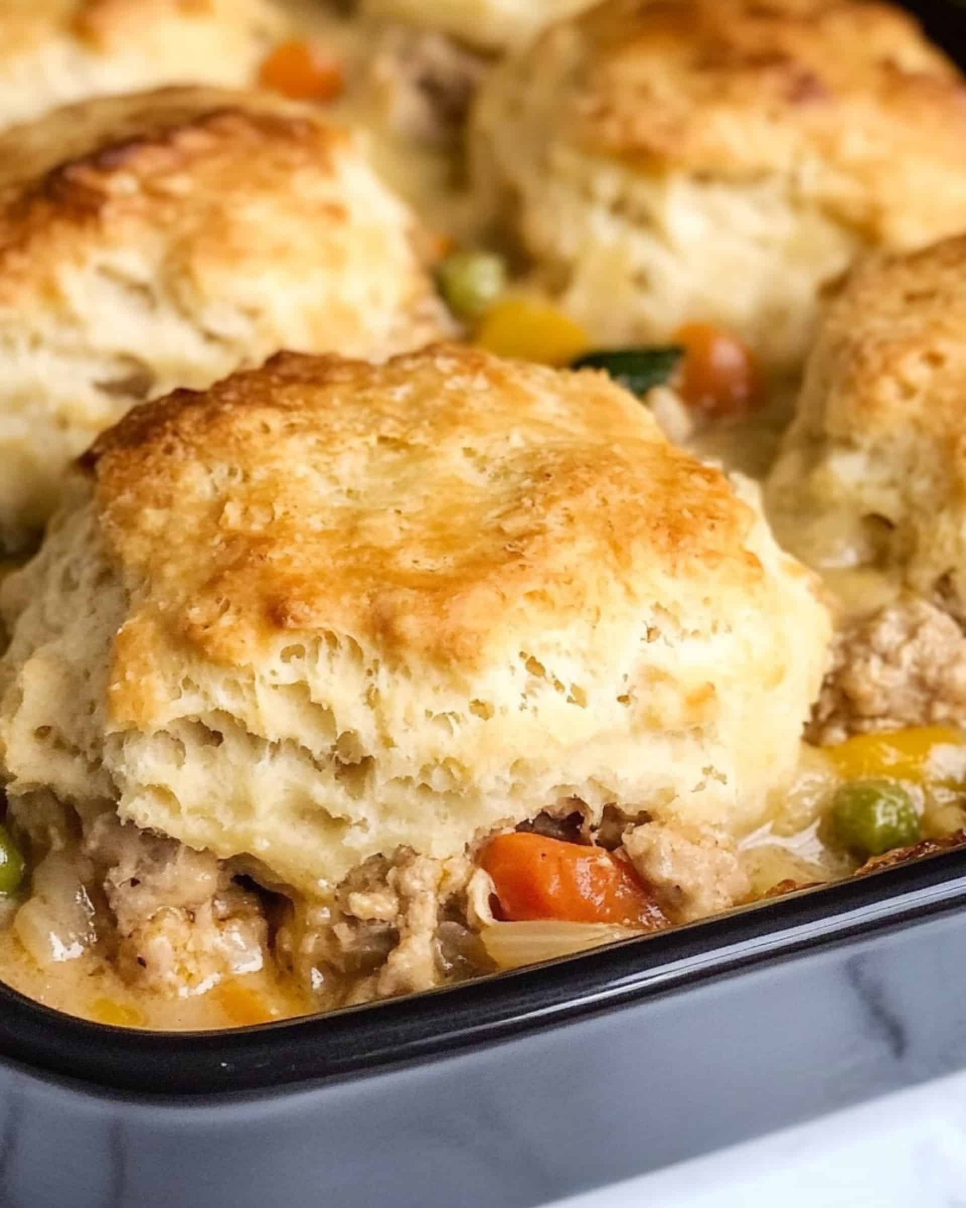 Chicken and Biscuit Casserole Recipe