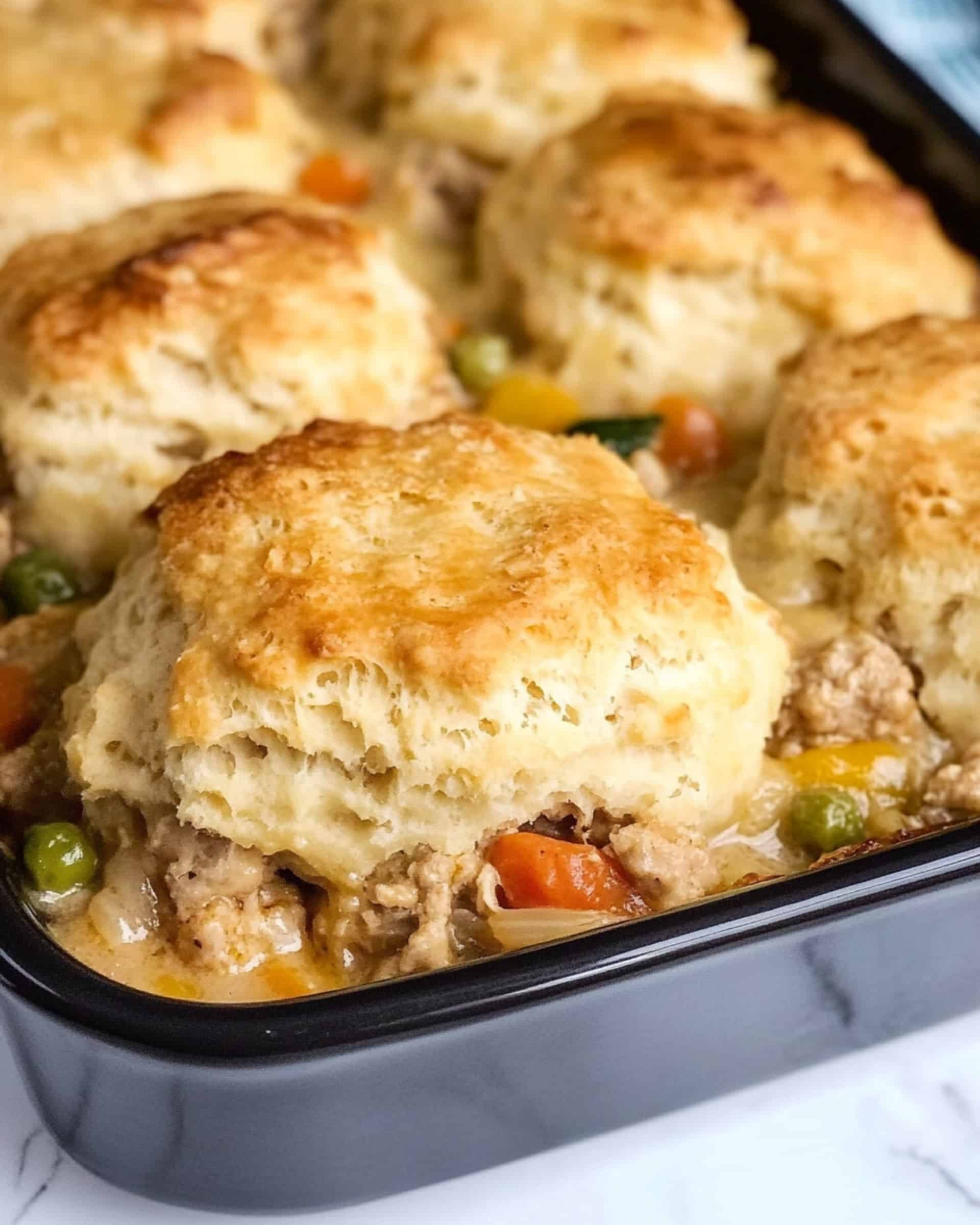 Chicken and Biscuit Casserole Recipe