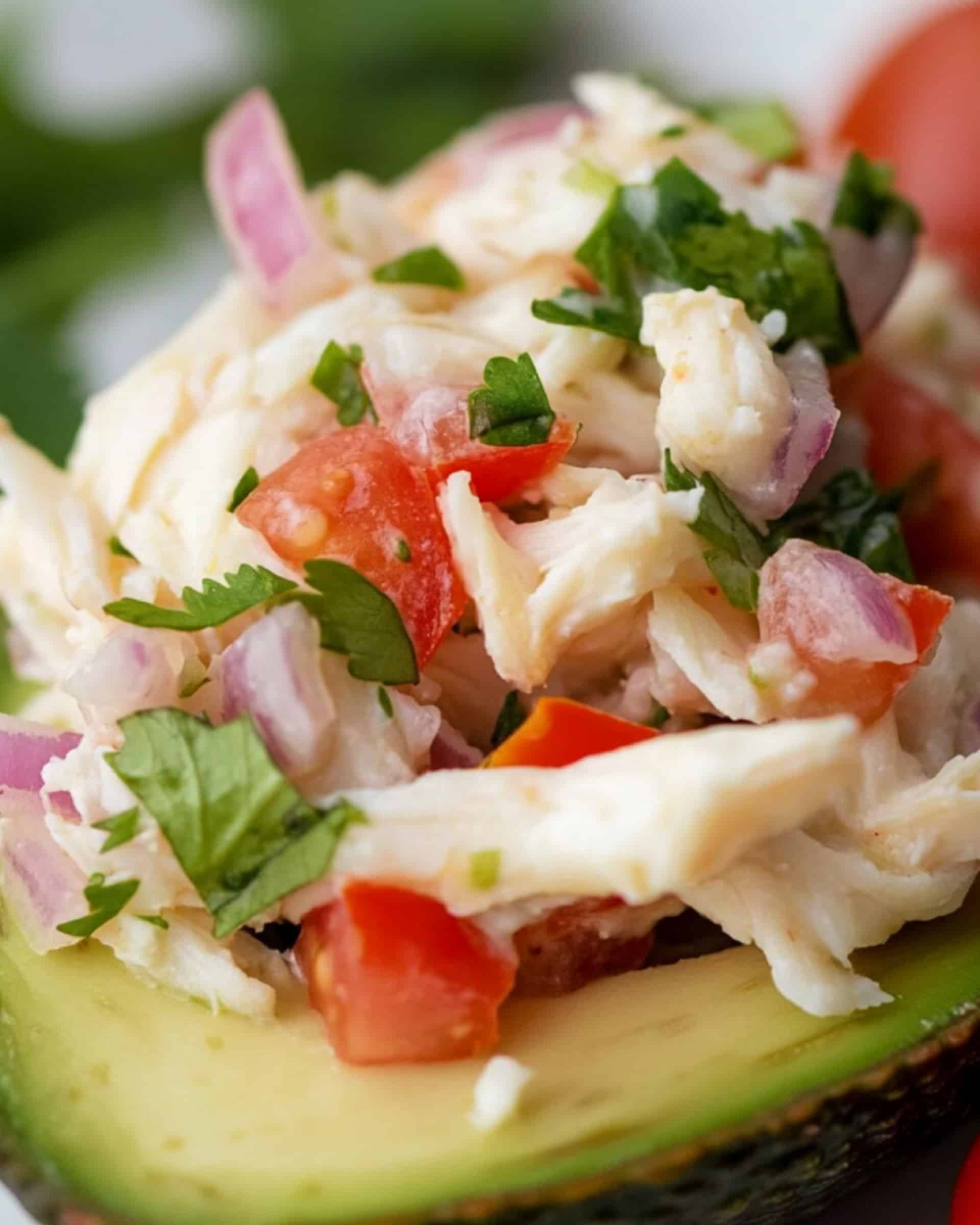 Crab Stuffed Avocados Recipe