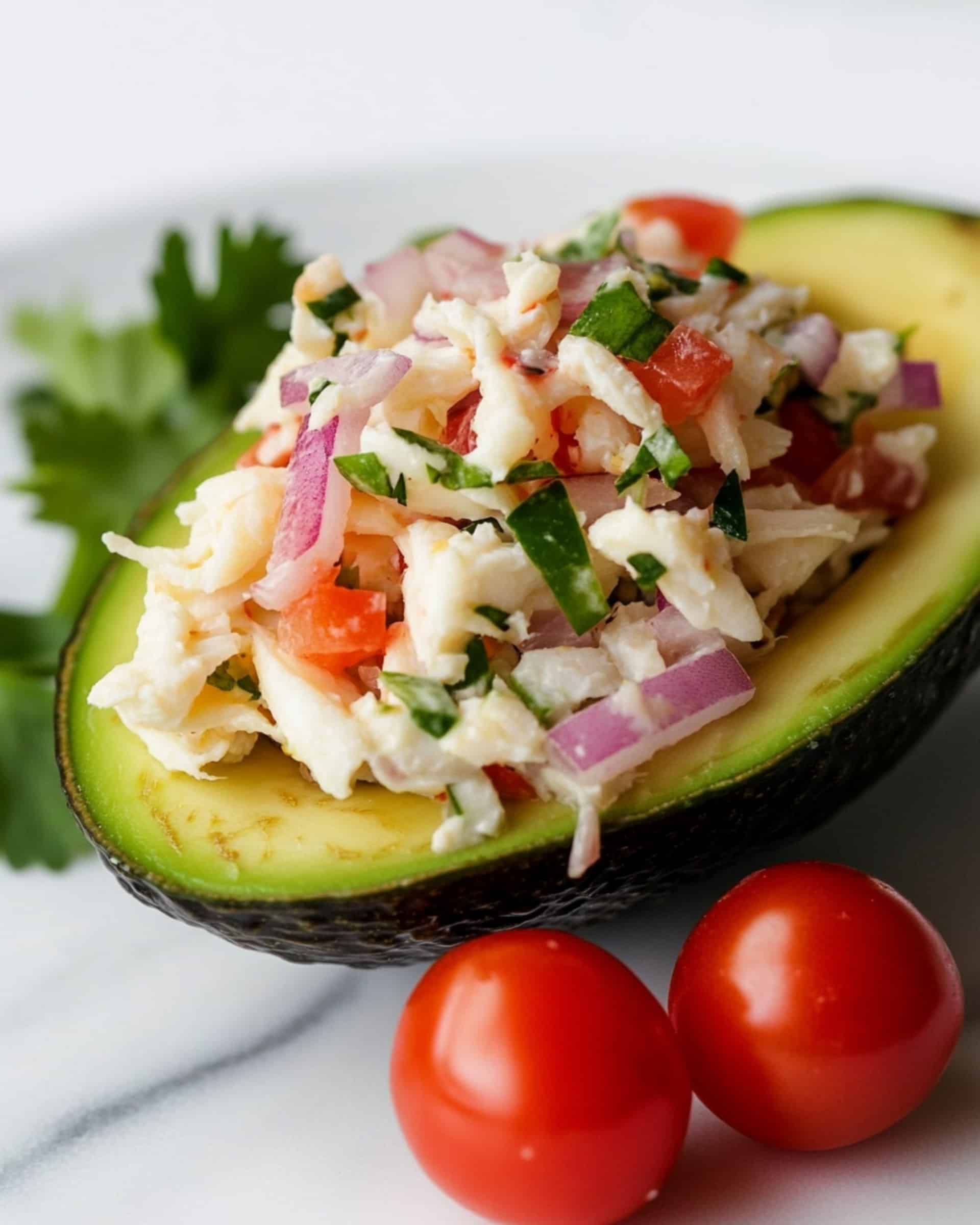 Crab Stuffed Avocados Recipe