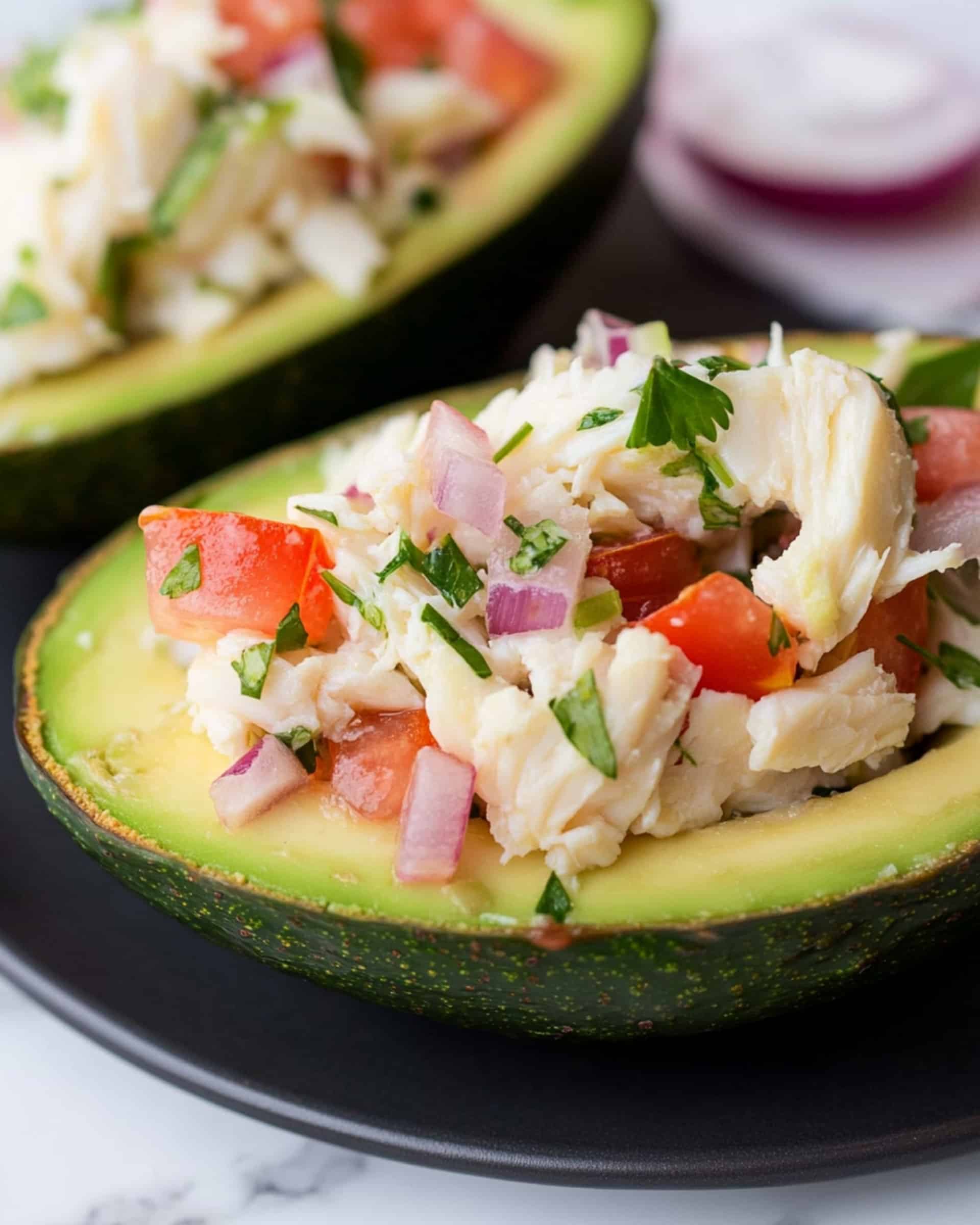 Crab Stuffed Avocados Recipe