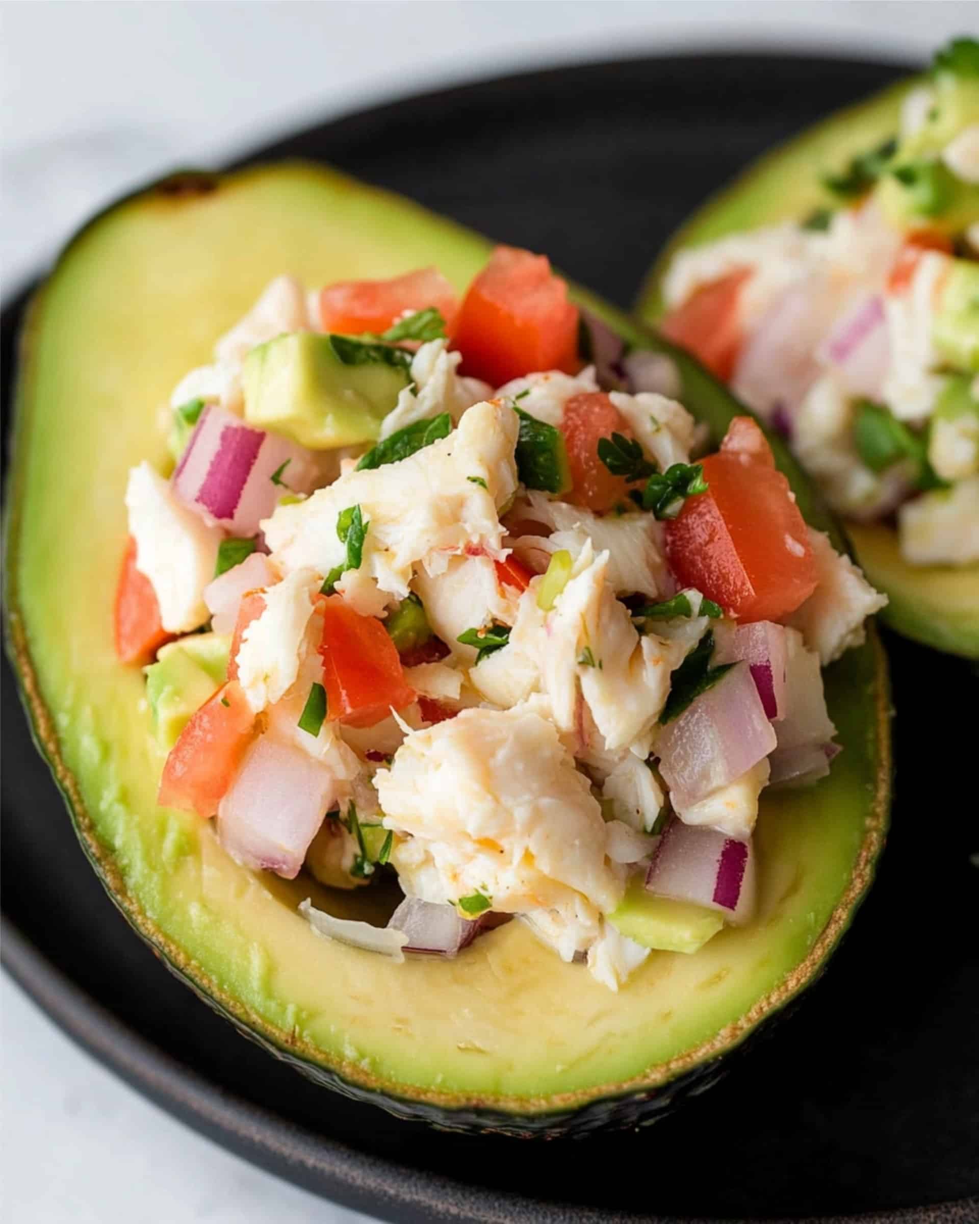 Crab Stuffed Avocados Recipe