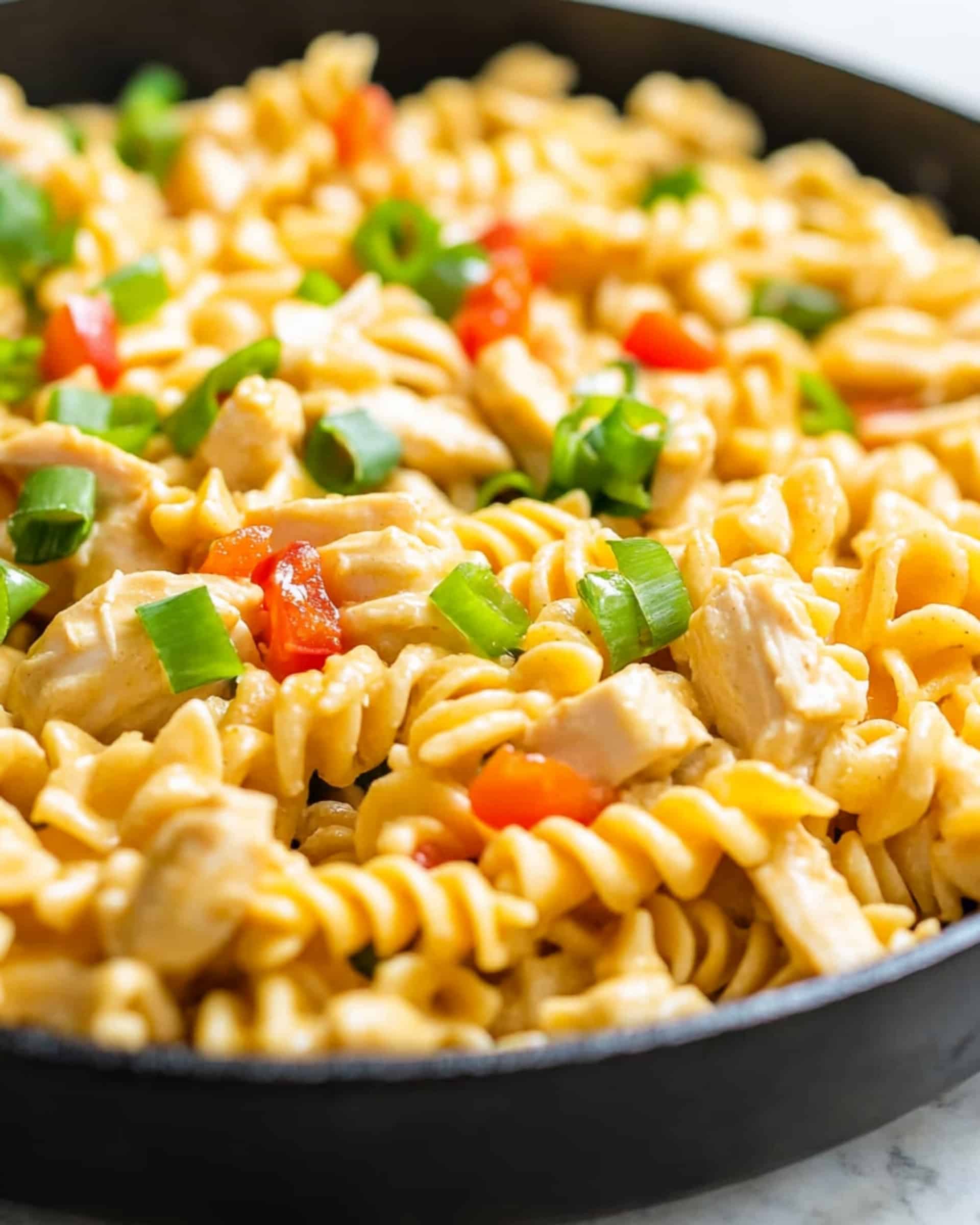 Creamy Chicken Fajita Pasta Recipe