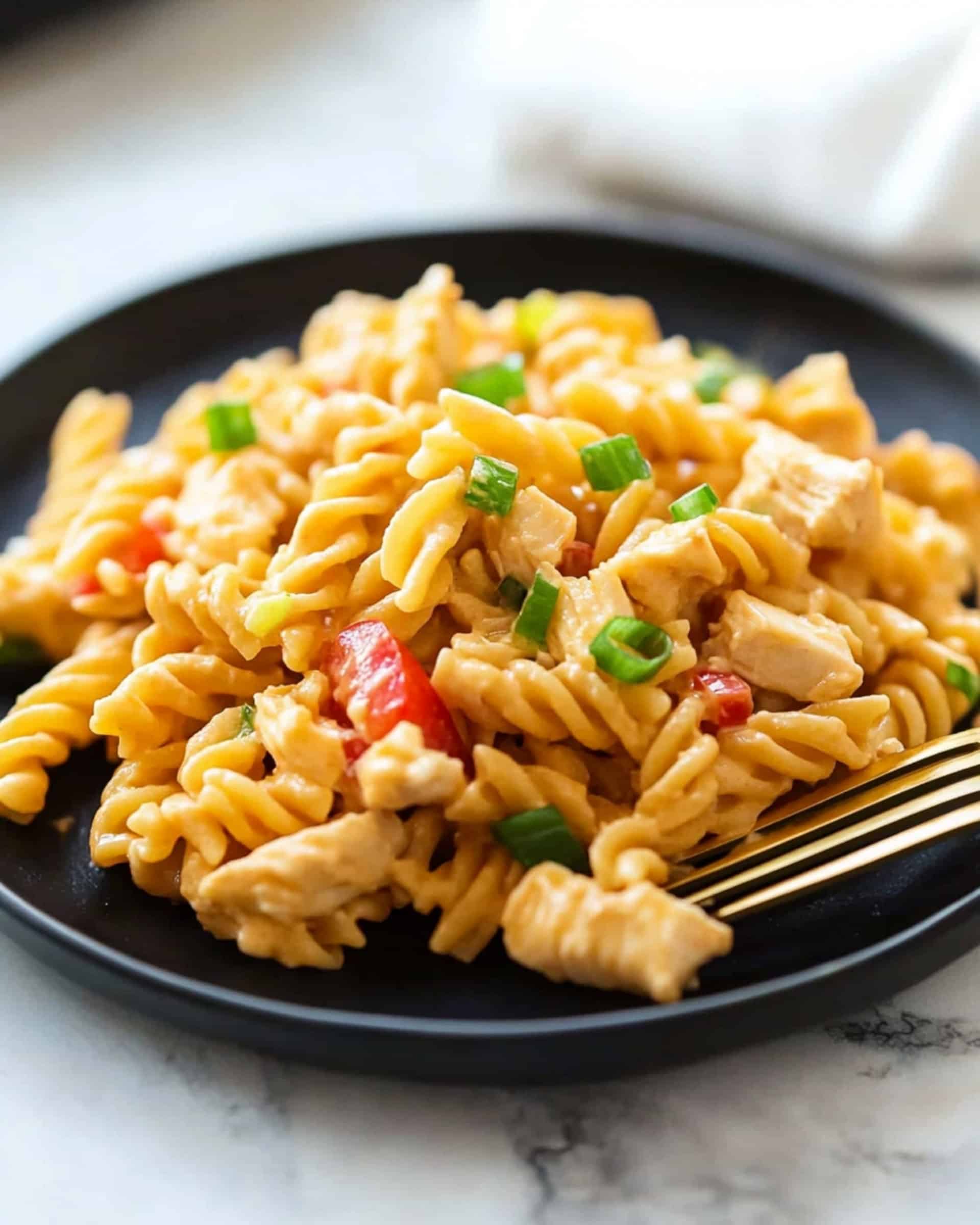 Creamy Chicken Fajita Pasta Recipe