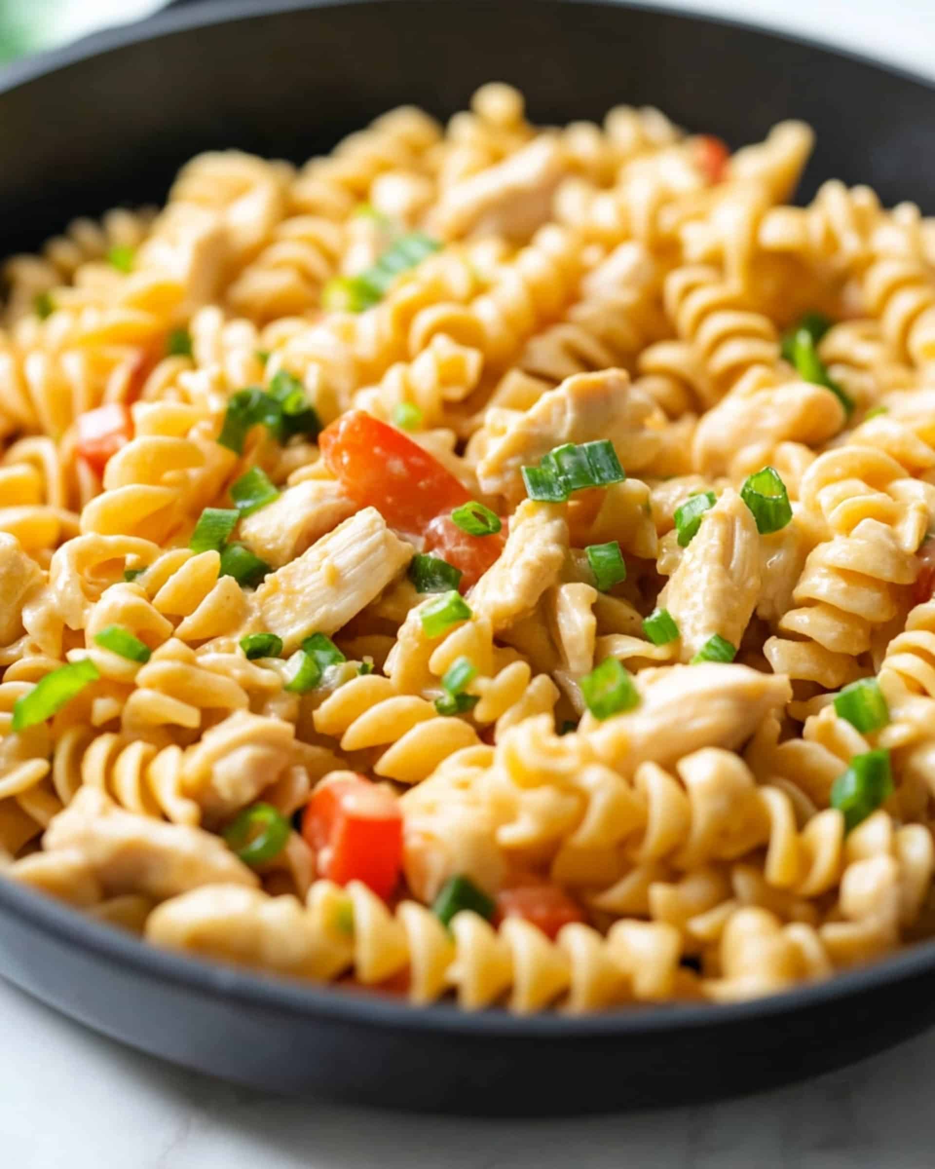 Creamy Chicken Fajita Pasta Recipe