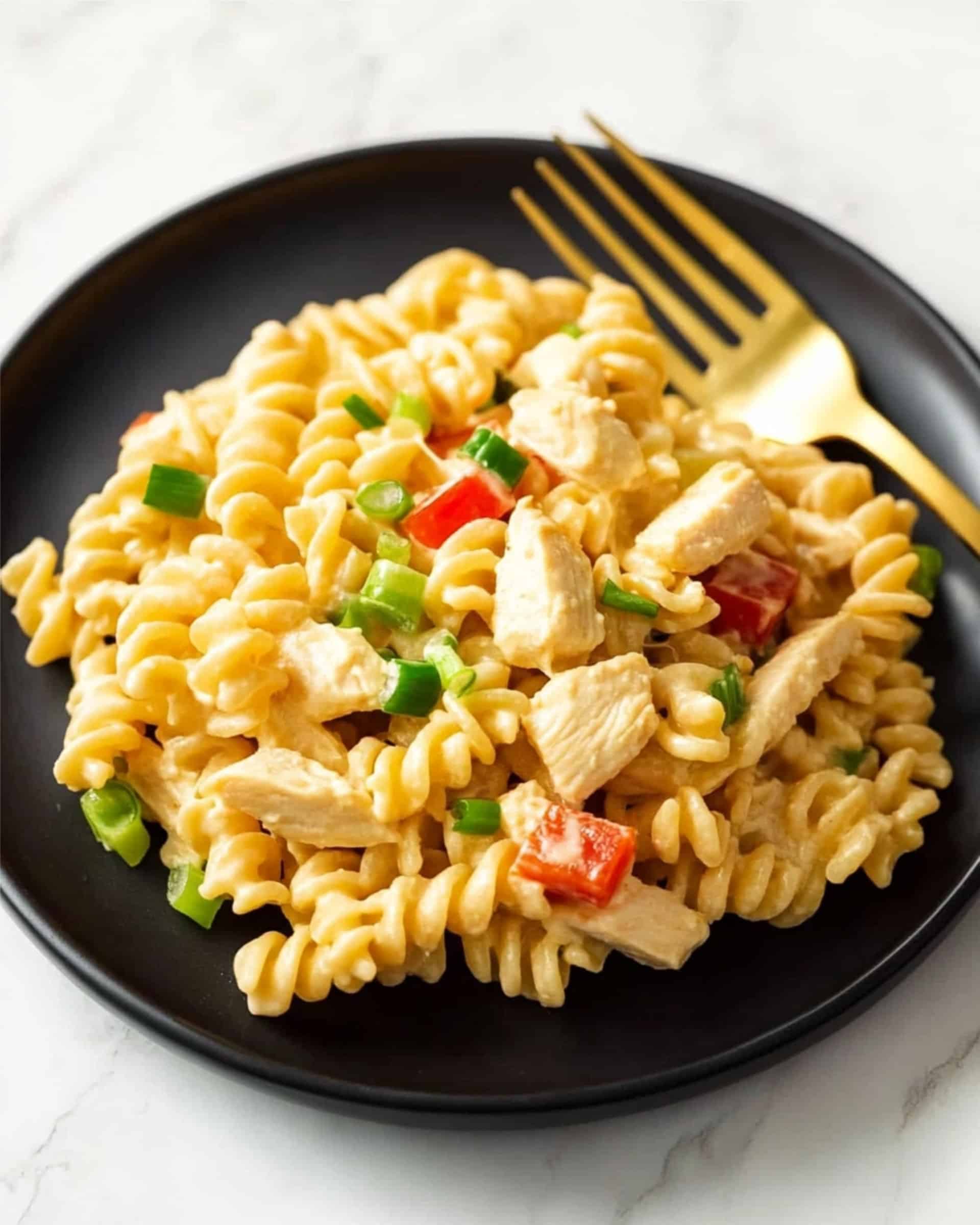 Creamy Chicken Fajita Pasta Recipe