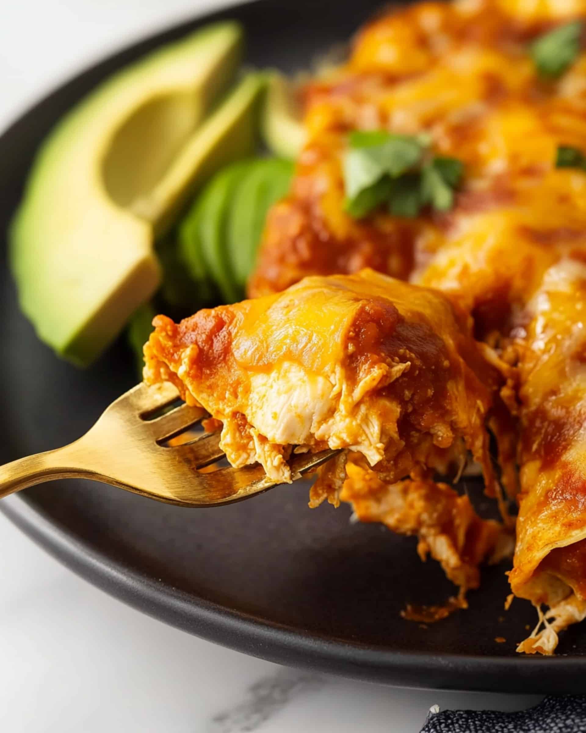 Easy Chicken Enchiladas Recipe