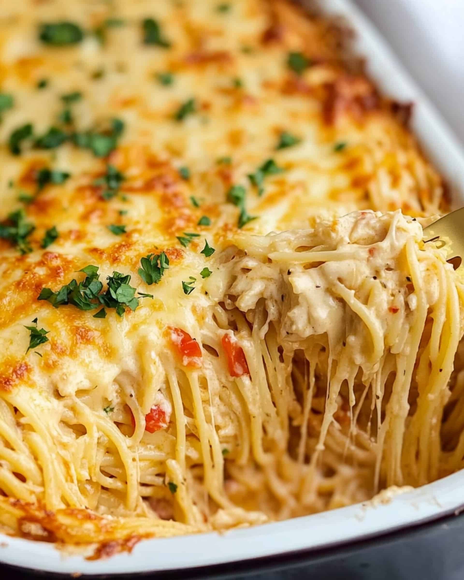 Easy Chicken Spaghetti with Rotel Recipe