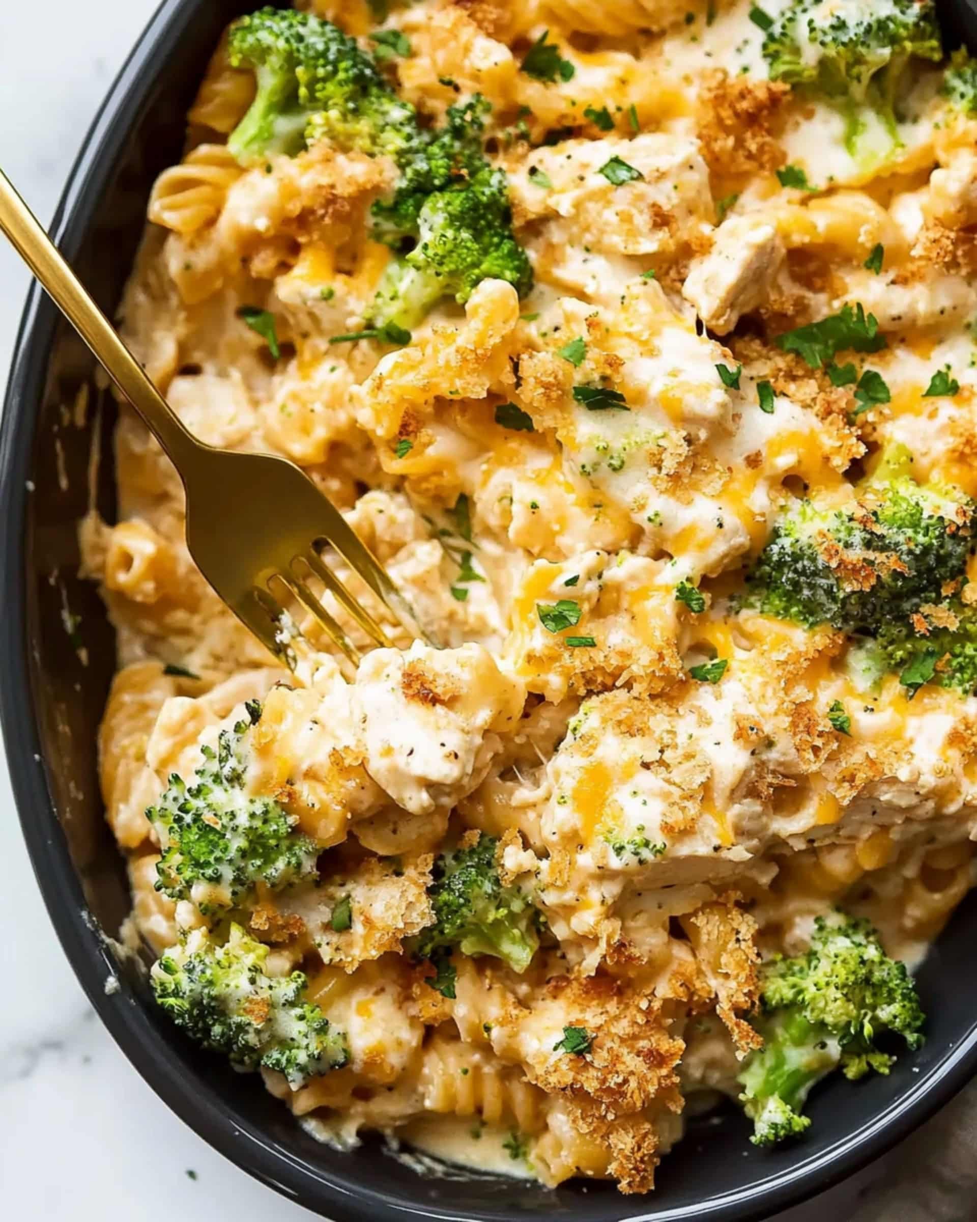 Healthy Chicken Broccoli Pasta Casserole Recipe