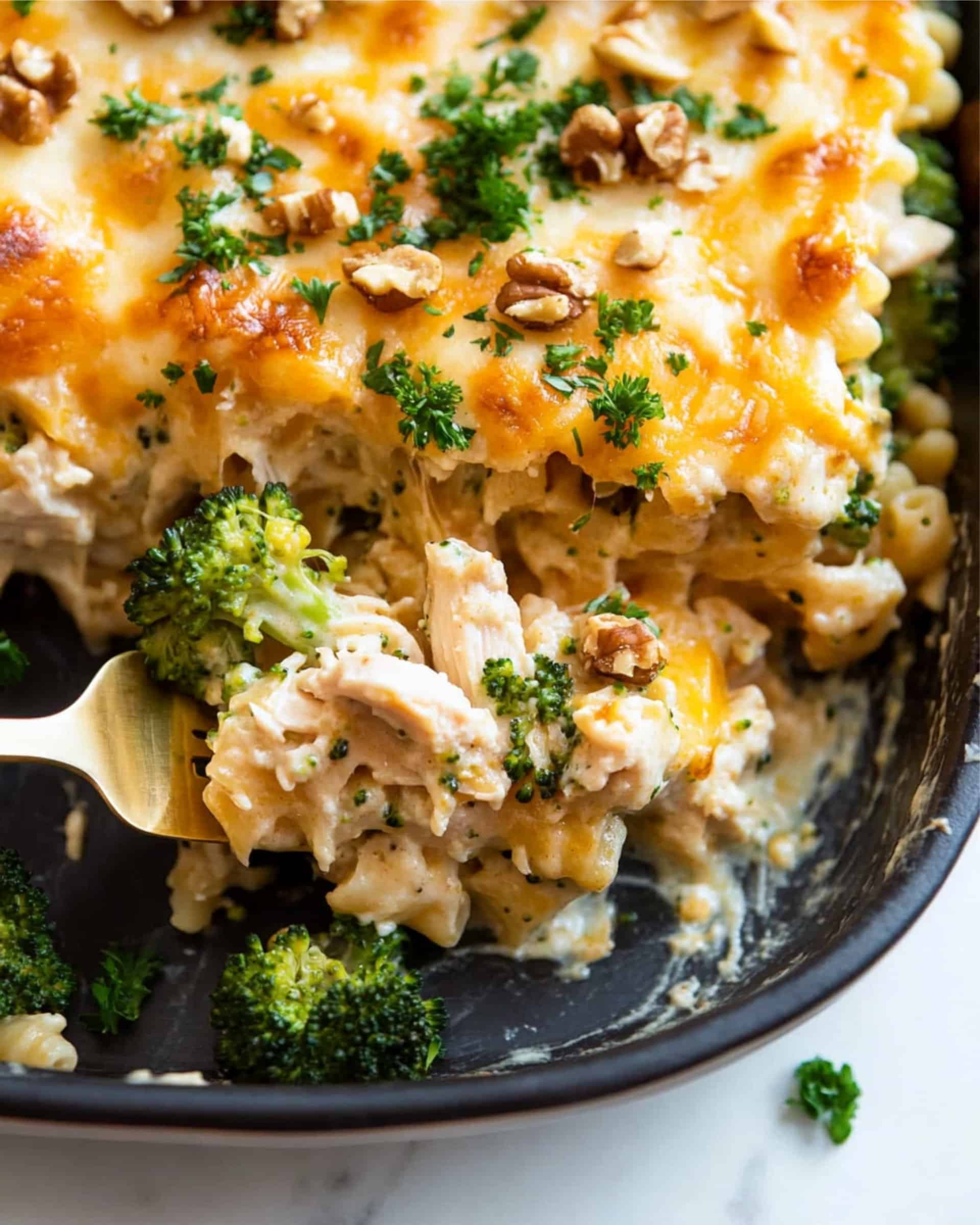 Healthy Chicken Broccoli Pasta Casserole Recipe