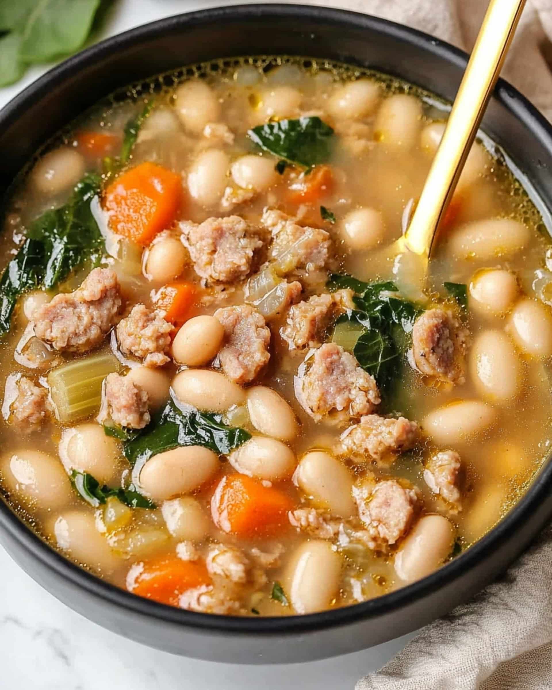 Italian Sausage Stew with White Beans Recipe