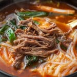 Korean Spicy Beef Vegetable Soup Recipe